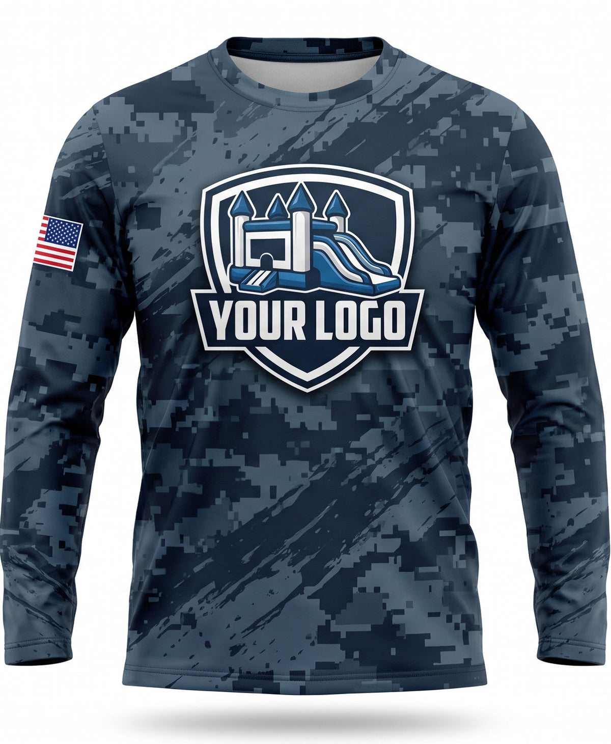 Navy Digital Camo Inflatable Rental Crew Uniform