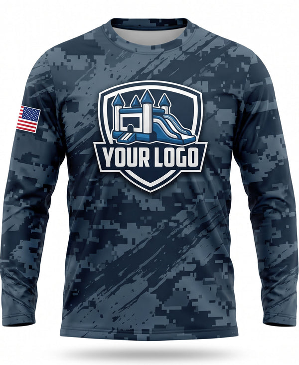 Navy Digital Camo Inflatable Rental Crew Uniform