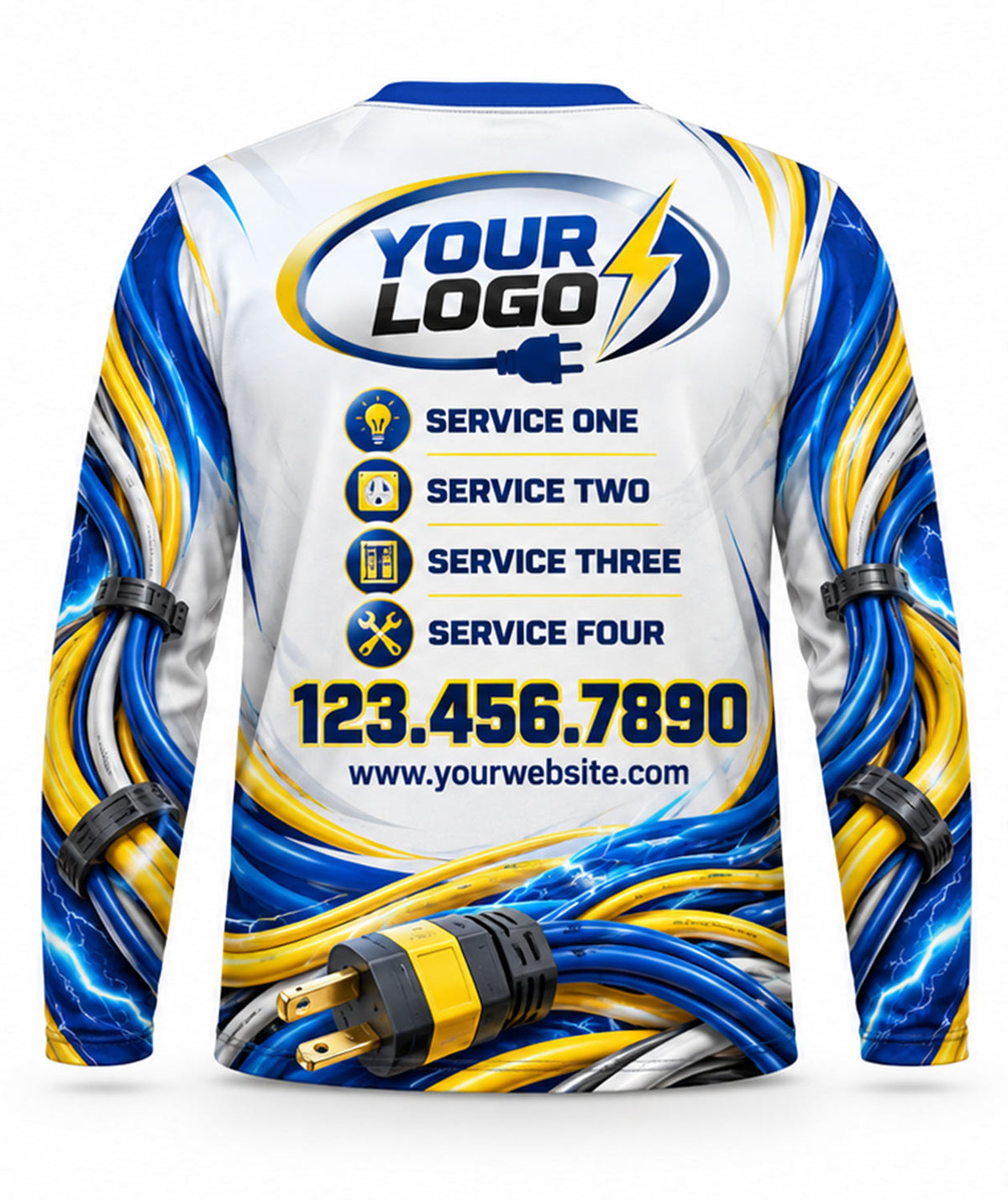 Electrician Crew Uniform - back