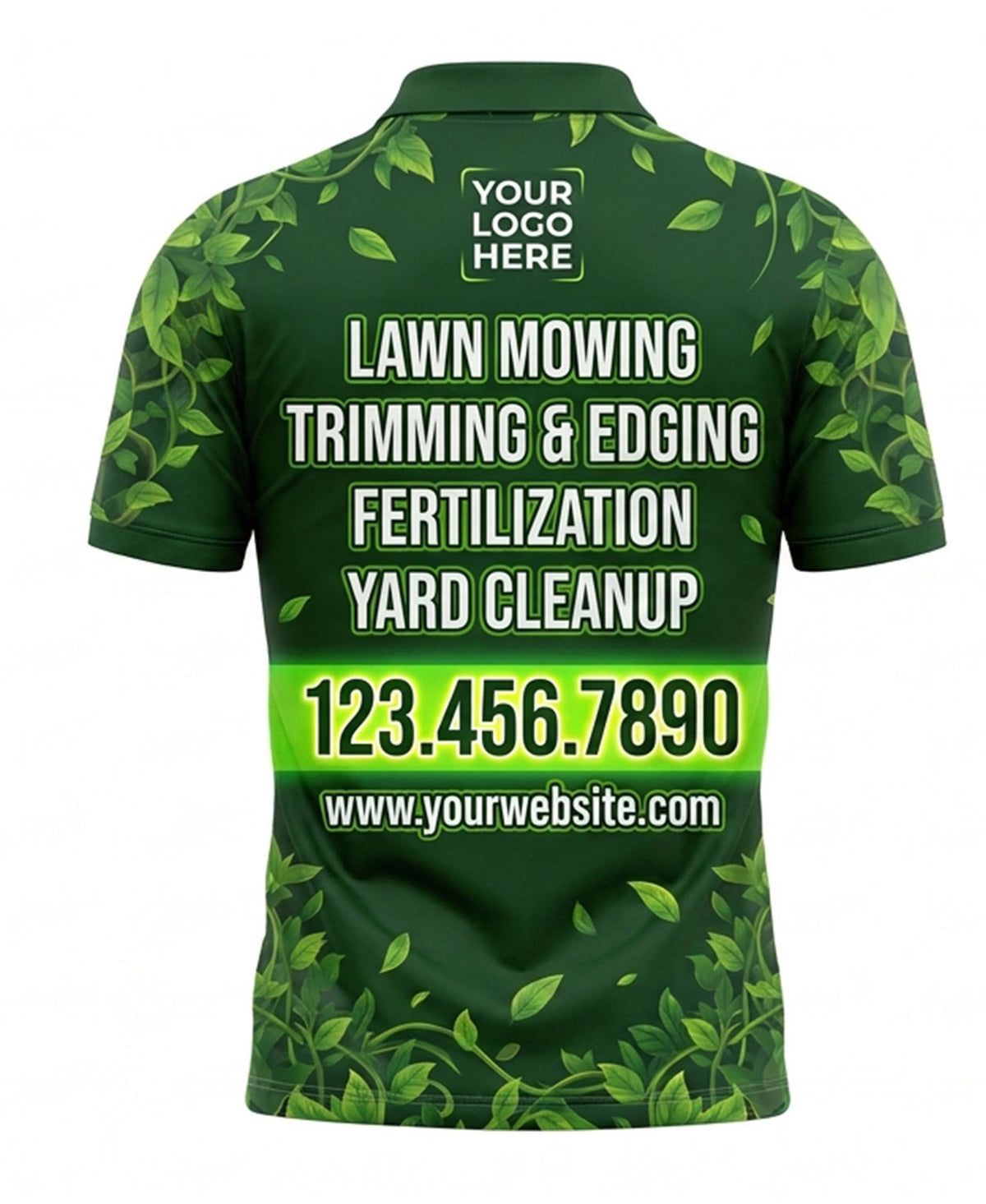 Dense Foliage Lawn Care Crew Uniform