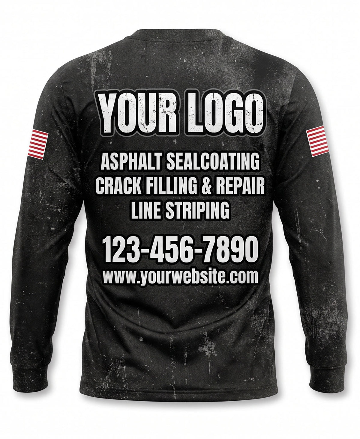 Asphalt Sealcoating Crew Uniform - back
