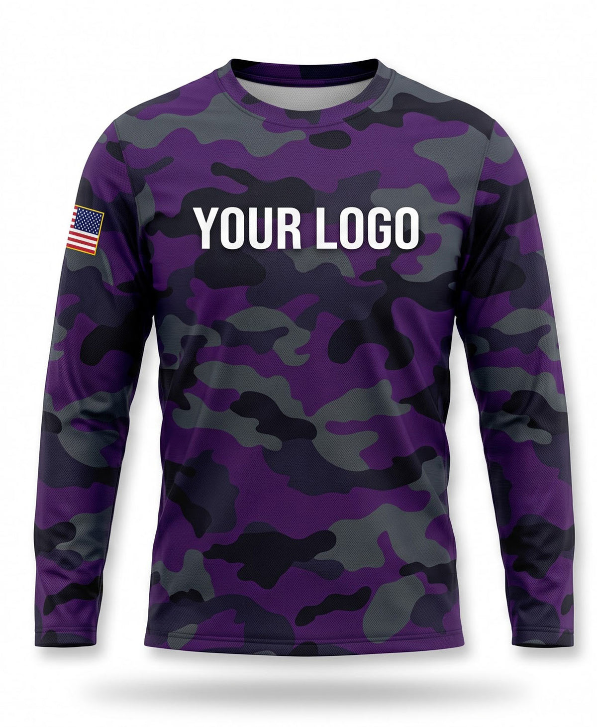 Deep Purple Camo Crew Uniform
