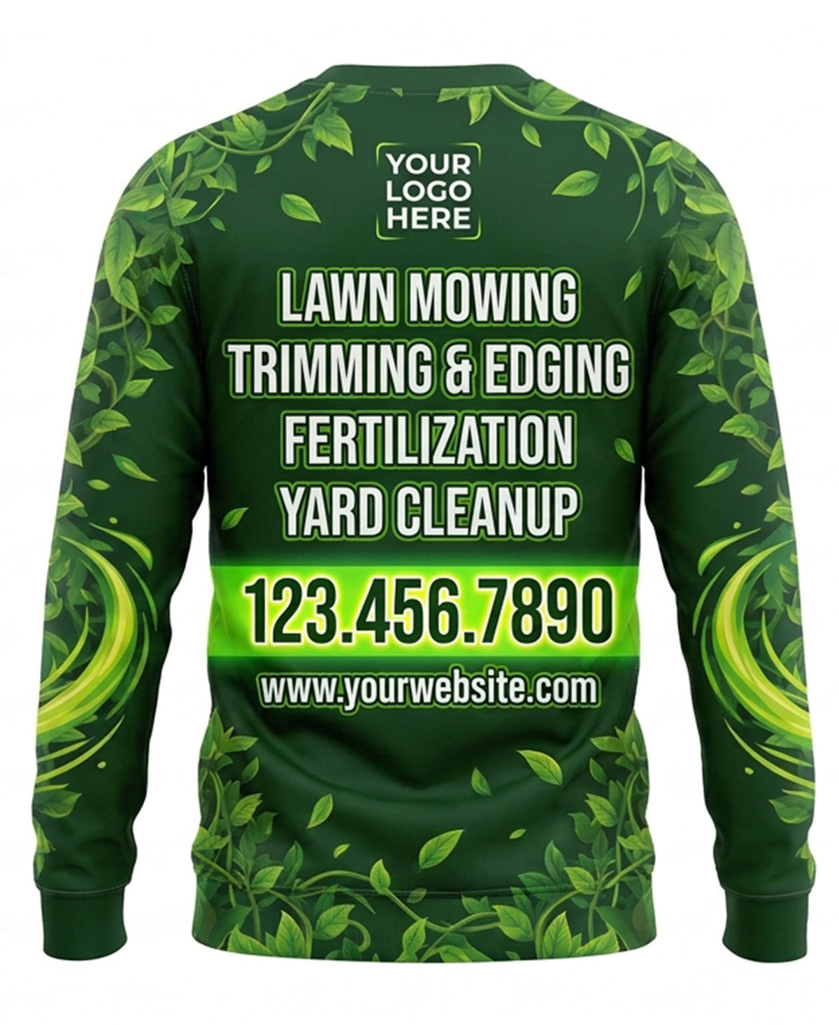 Dense Foliage Lawn Care Crew Uniform
