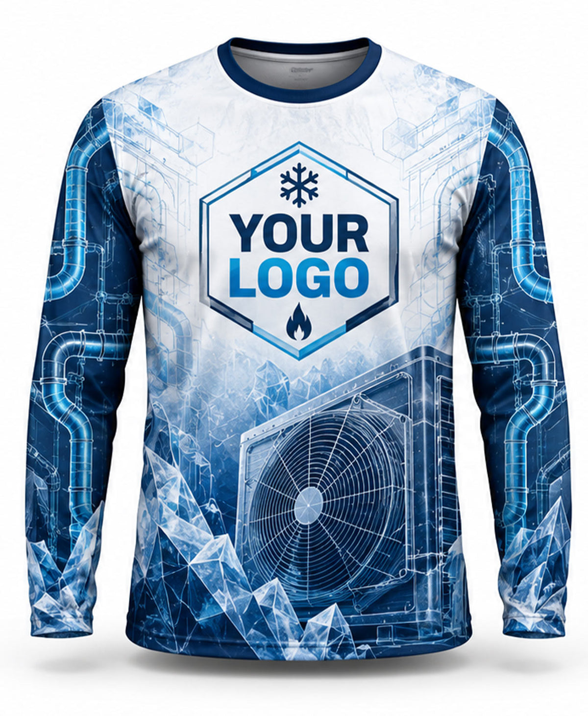 HVAC Crew Uniform - front