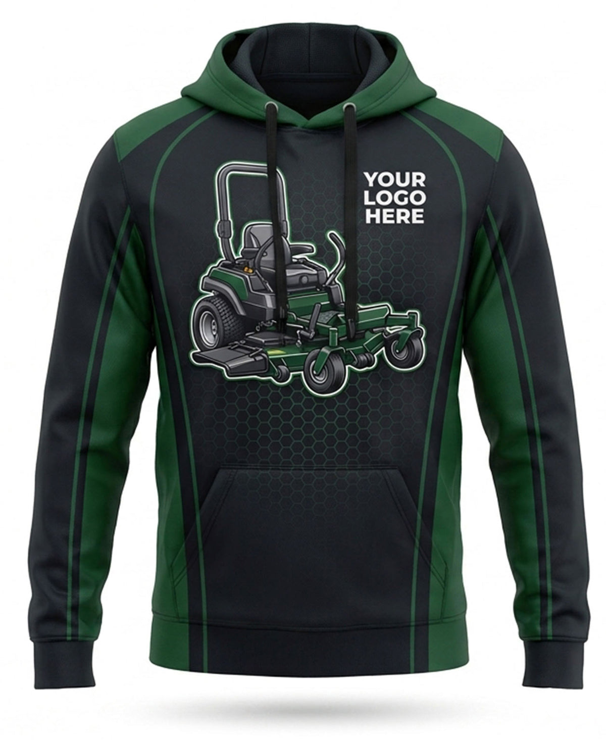 Minimalist Two-Tone Lawn Mowing Crew Uniform