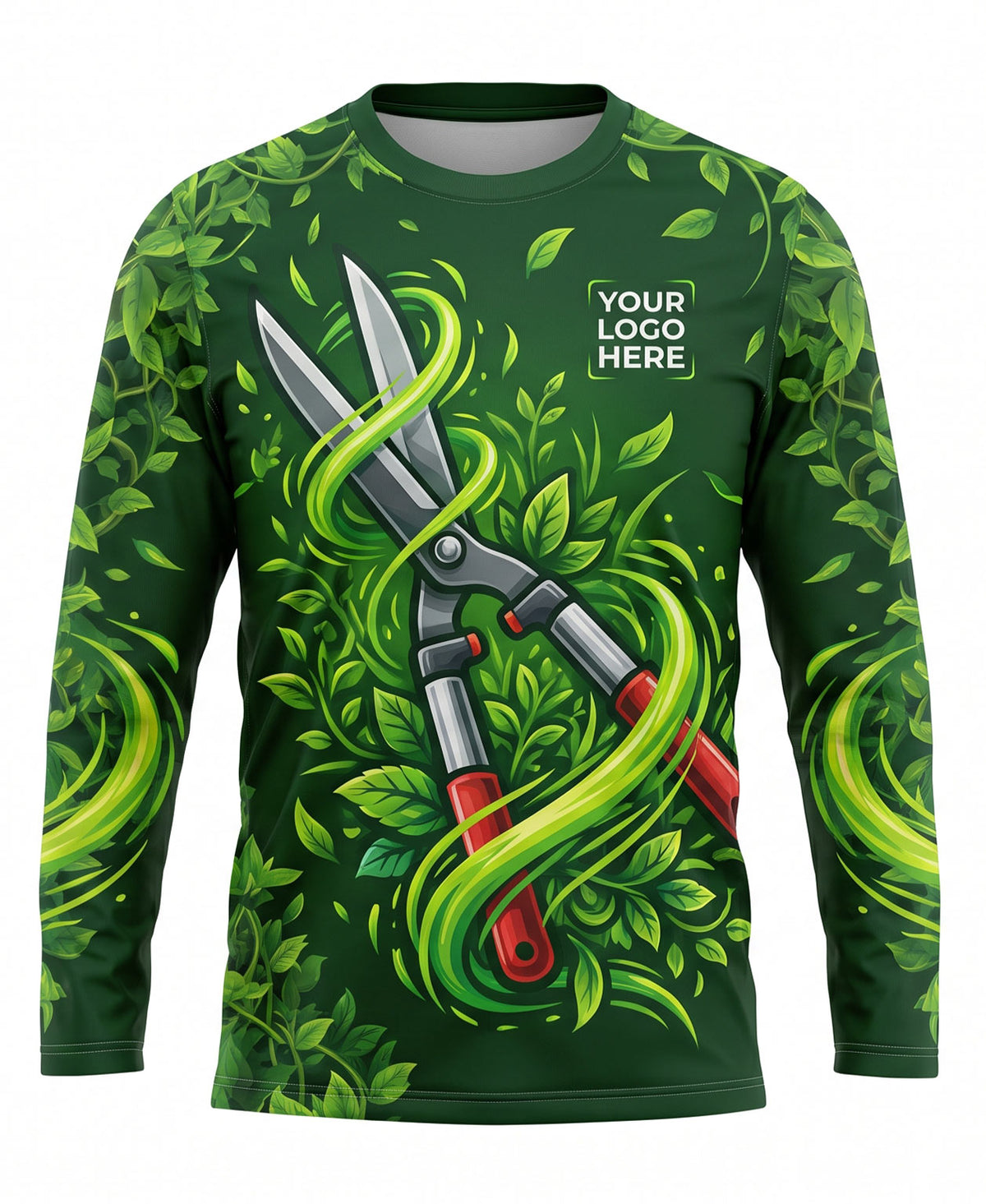 Dense Foliage Lawn Care Crew Uniform
