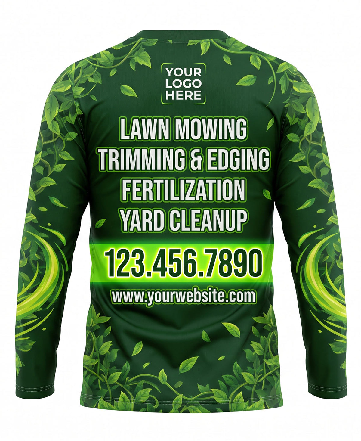 Dense Foliage Lawn Care Crew Uniform