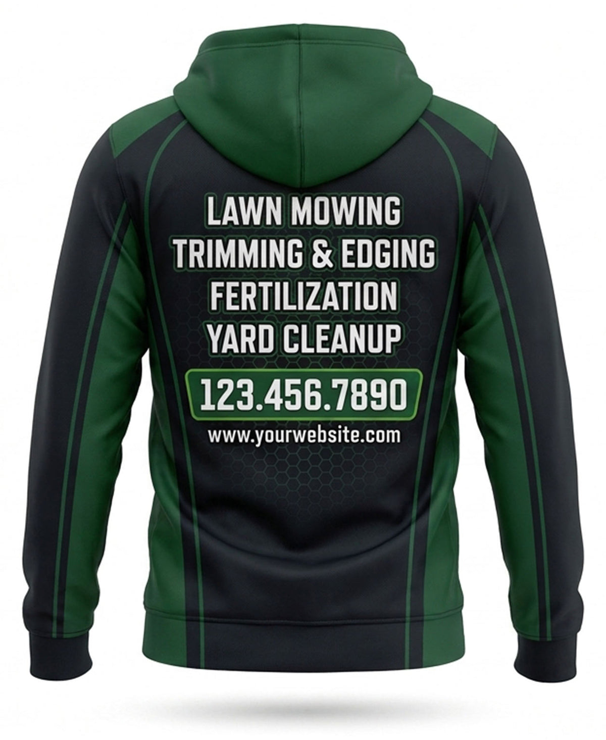 Minimalist Two-Tone Lawn Mowing Crew Uniform