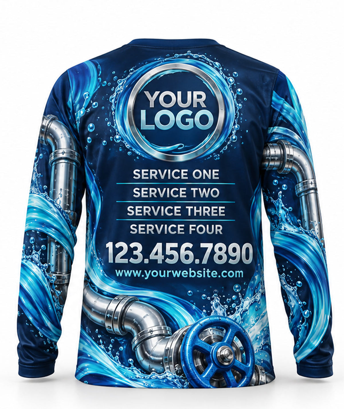 Plumbing Crew Uniform - back