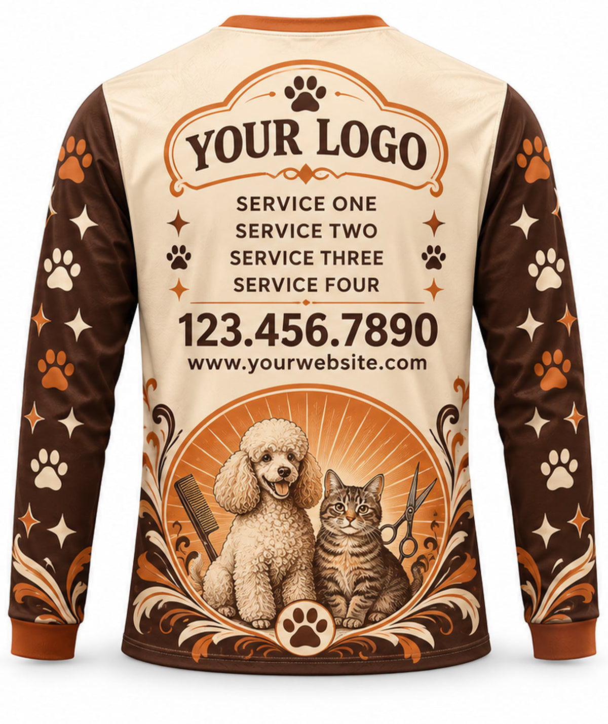 Pet Care Crew Uniform - back