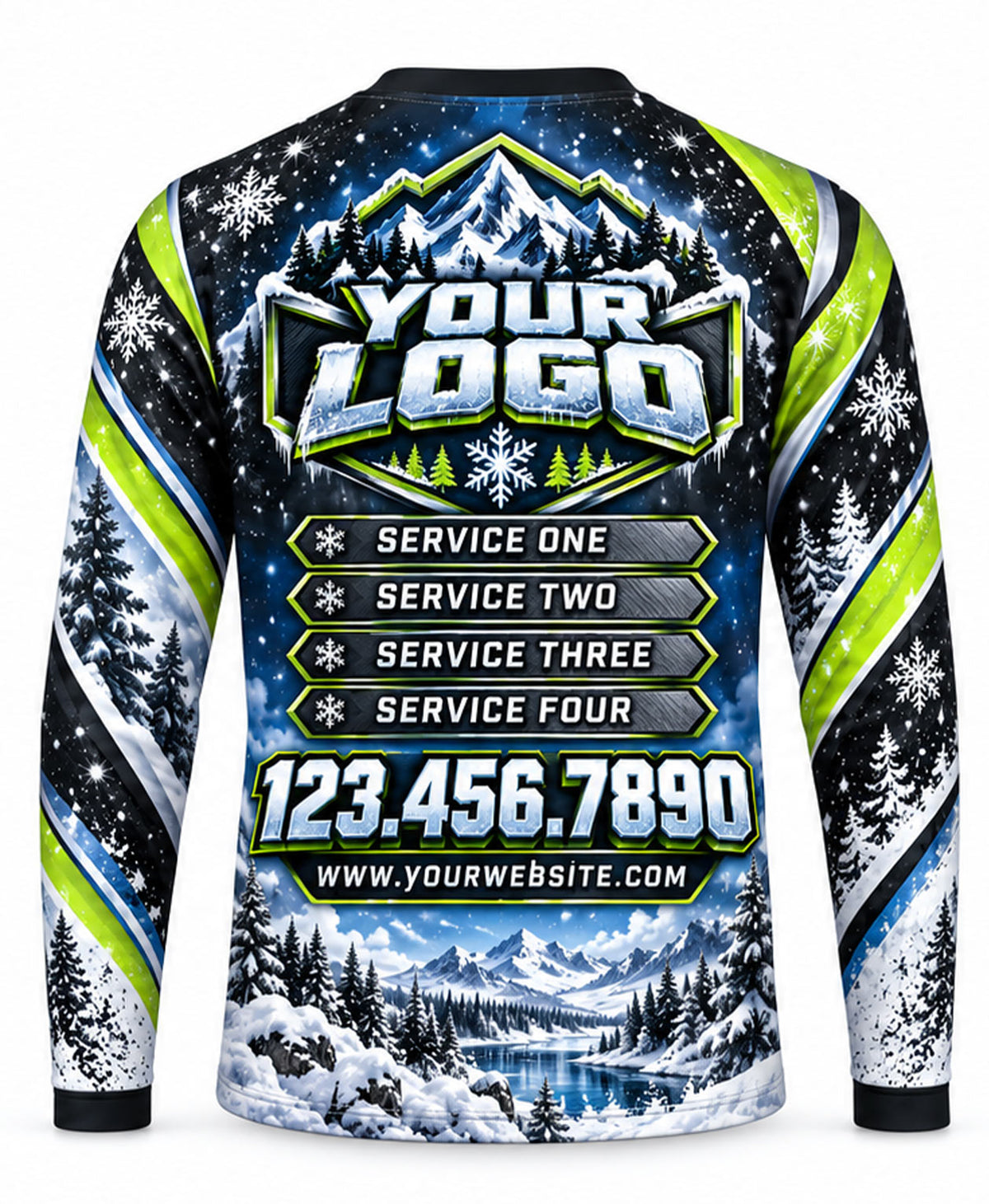 Snow Removal Crew Uniform - back