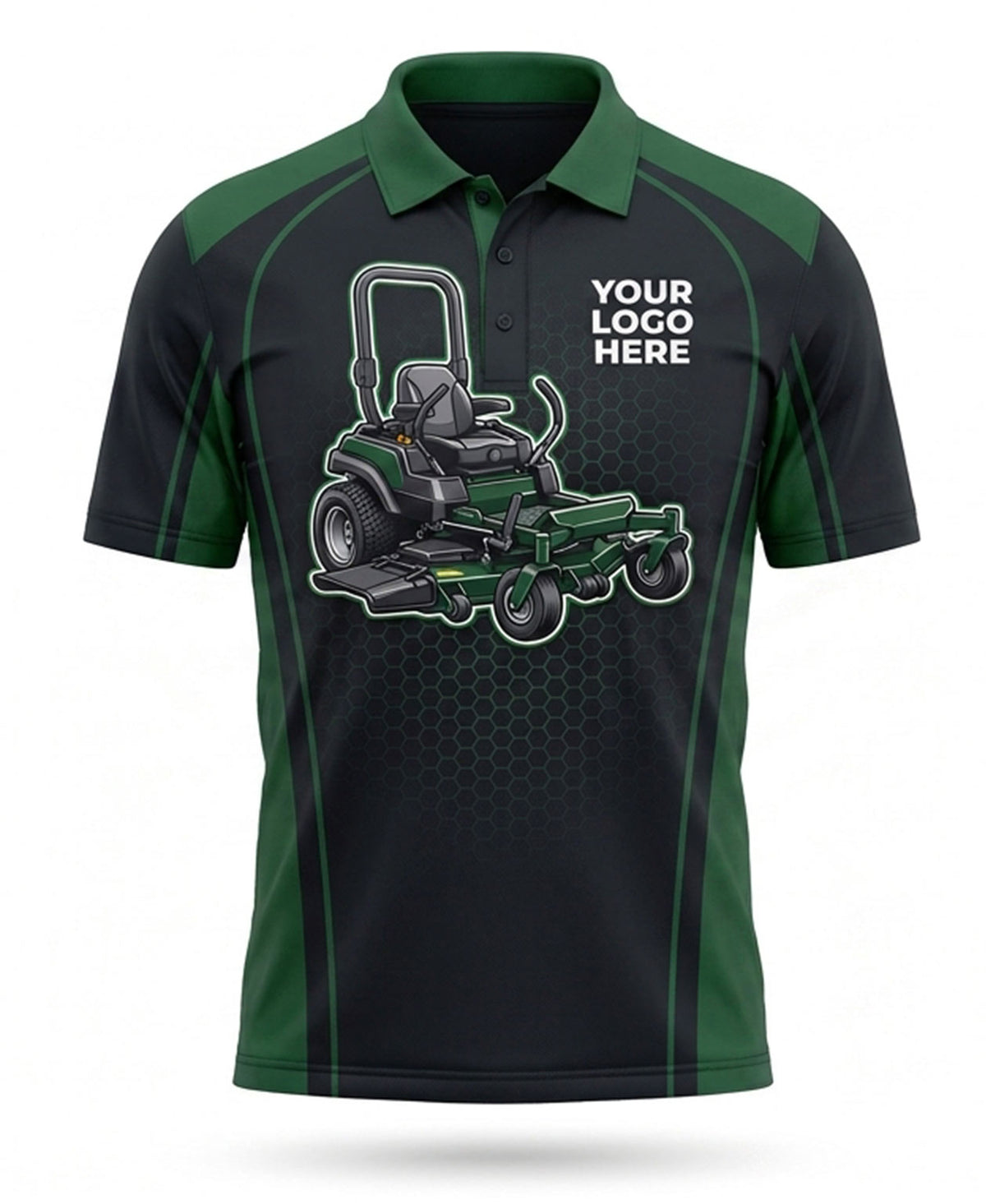 Minimalist Two-Tone Lawn Mowing Crew Uniform