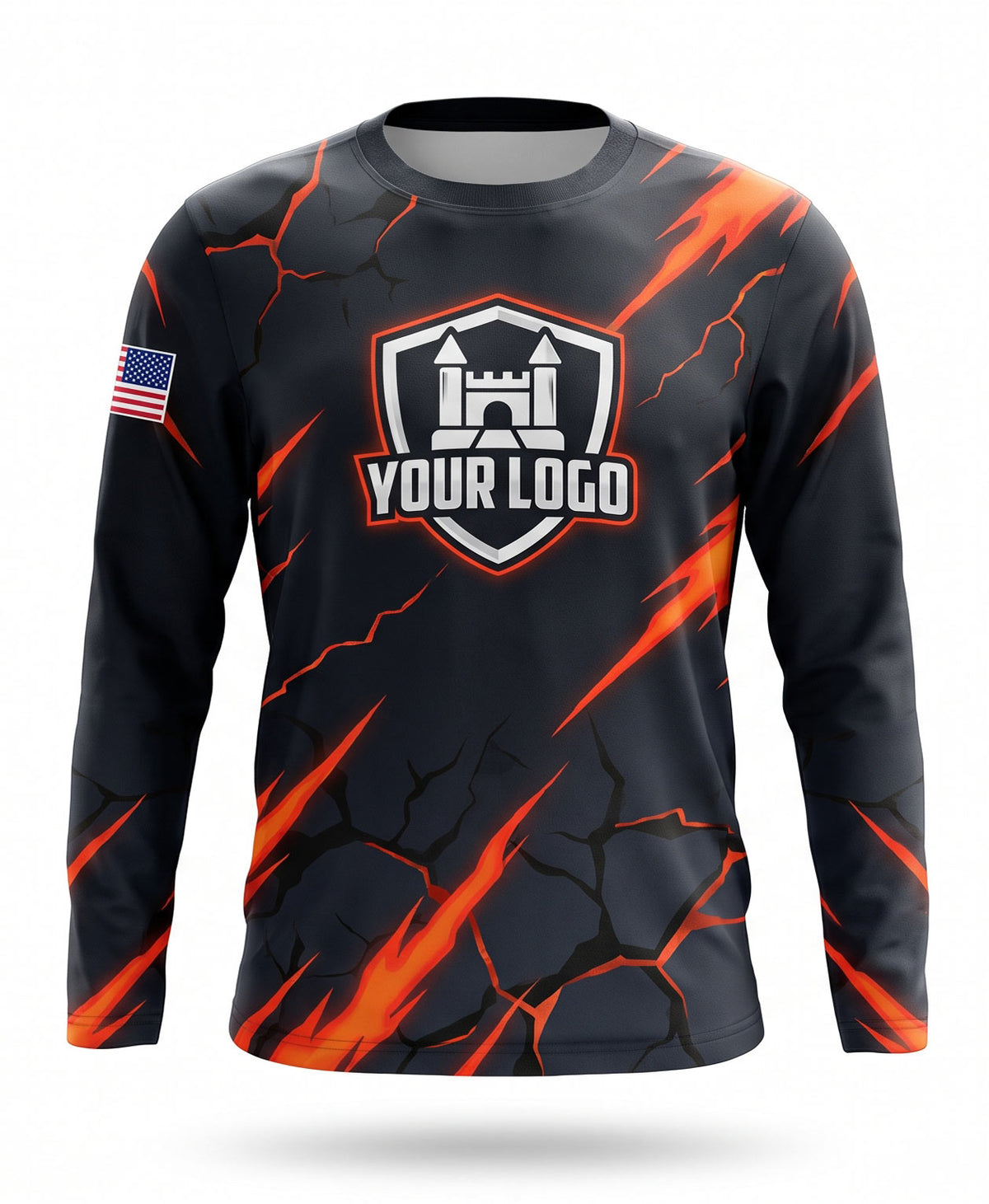 Fiery Lava Crackle Party Rental Crew Uniform