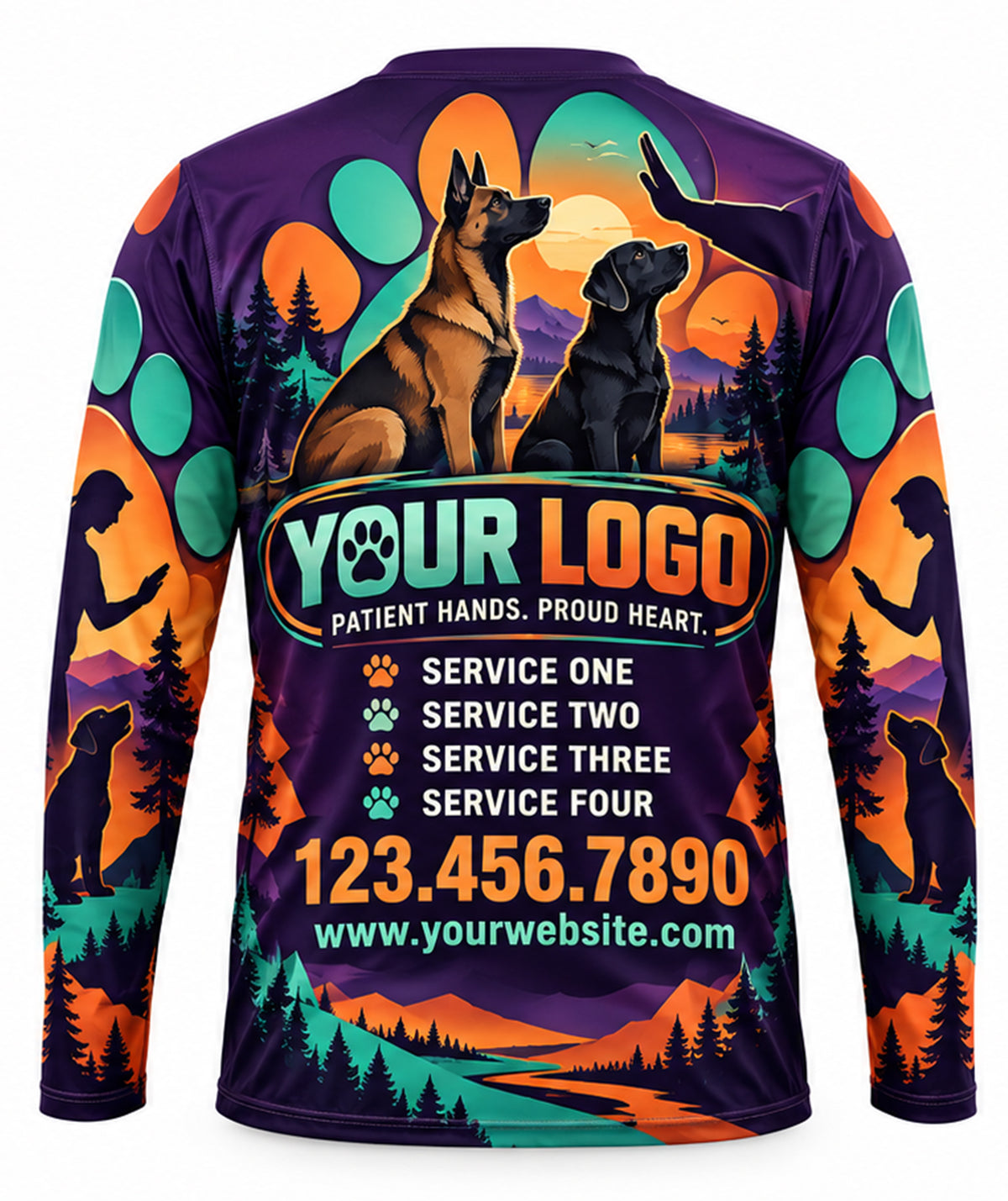 Dog Training Crew Uniform - back