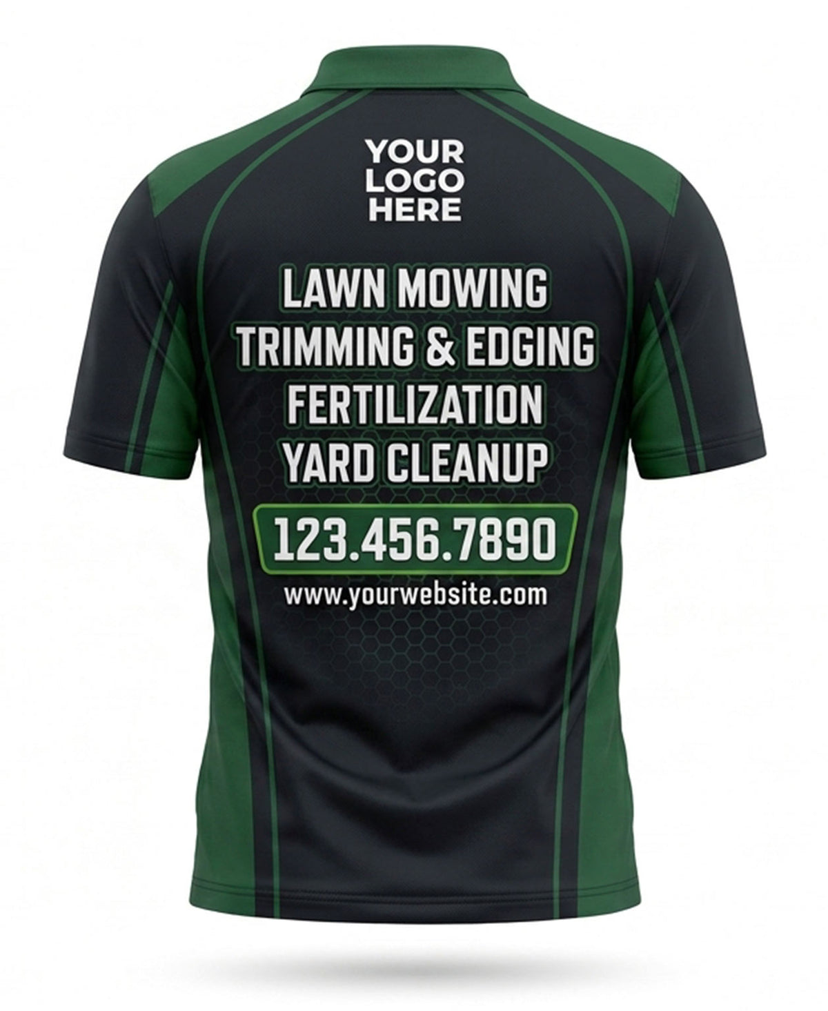 Minimalist Two-Tone Lawn Mowing Crew Uniform