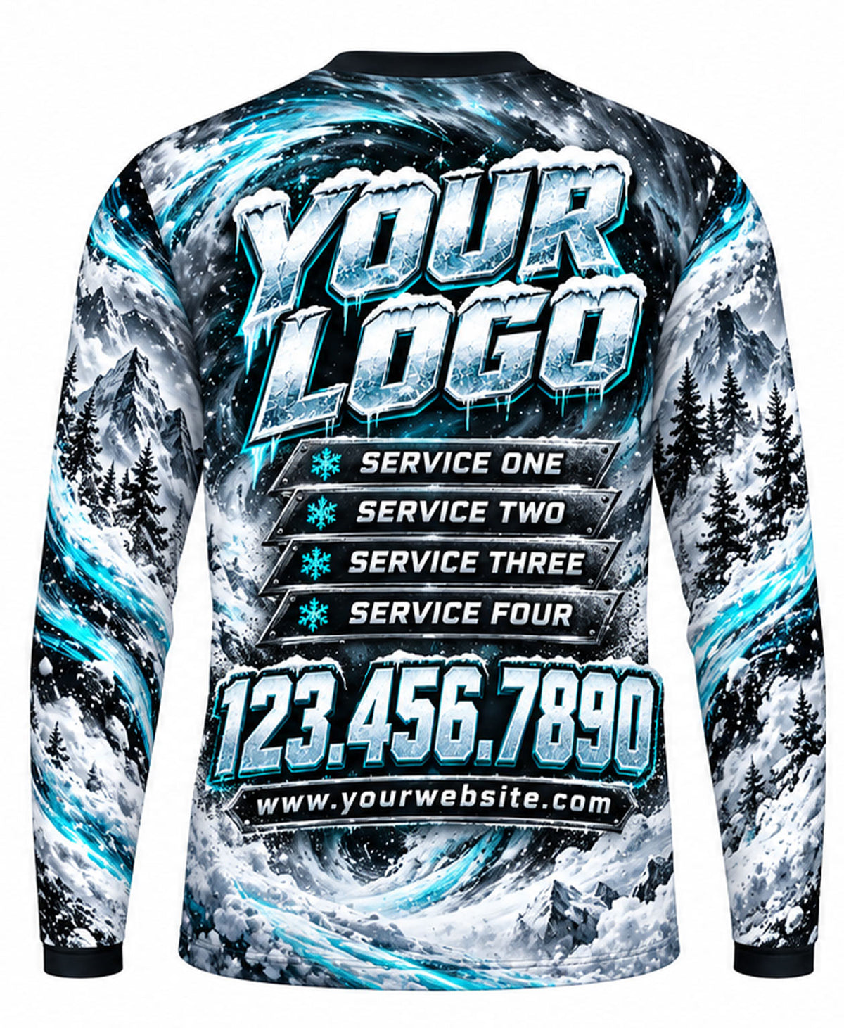 Snow Removal Crew Uniform - back