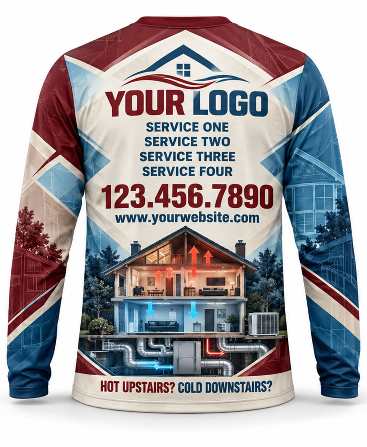 HVAC Crew Uniform - back