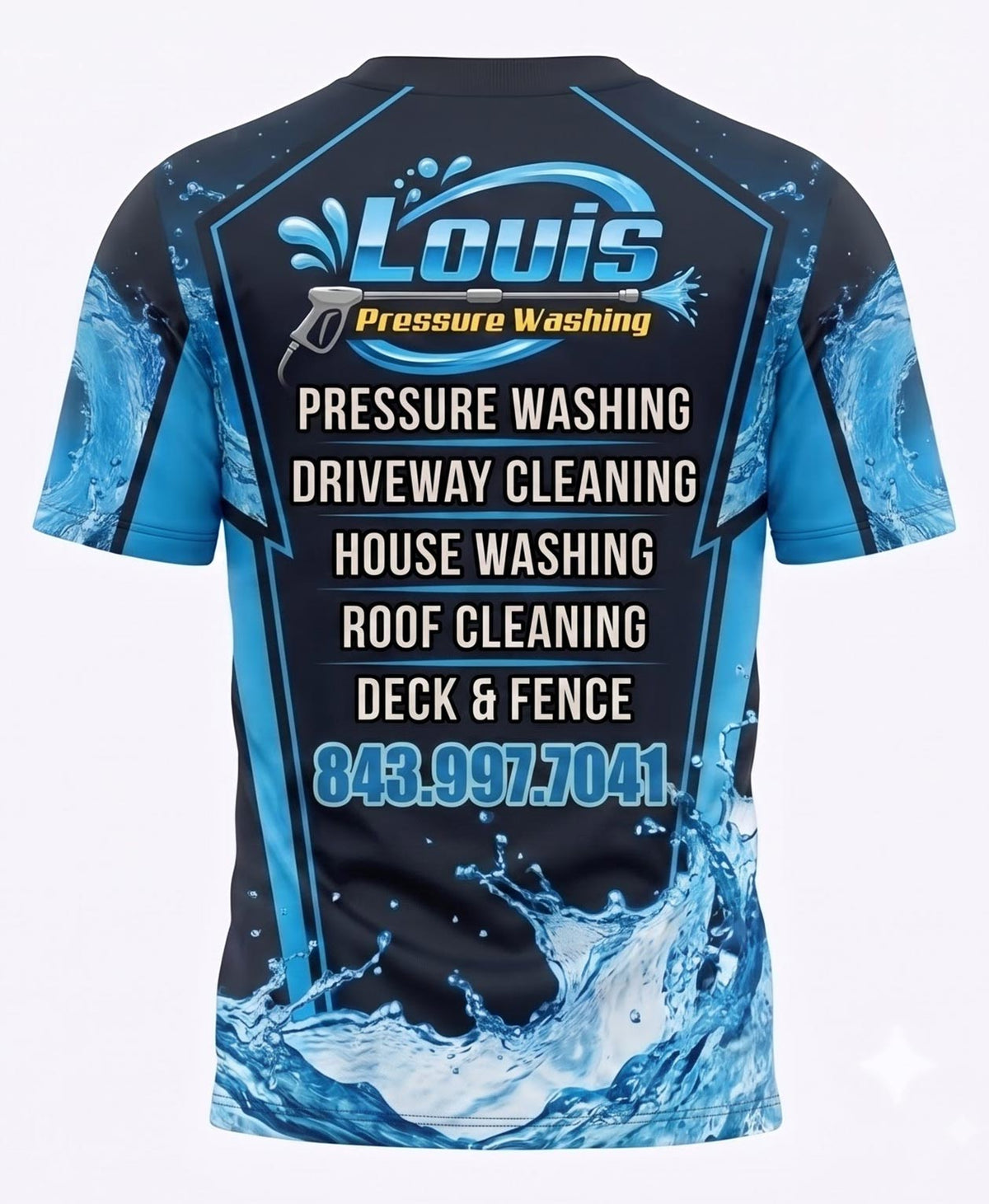 Vortex Splash Pressure Washing Crew Uniform