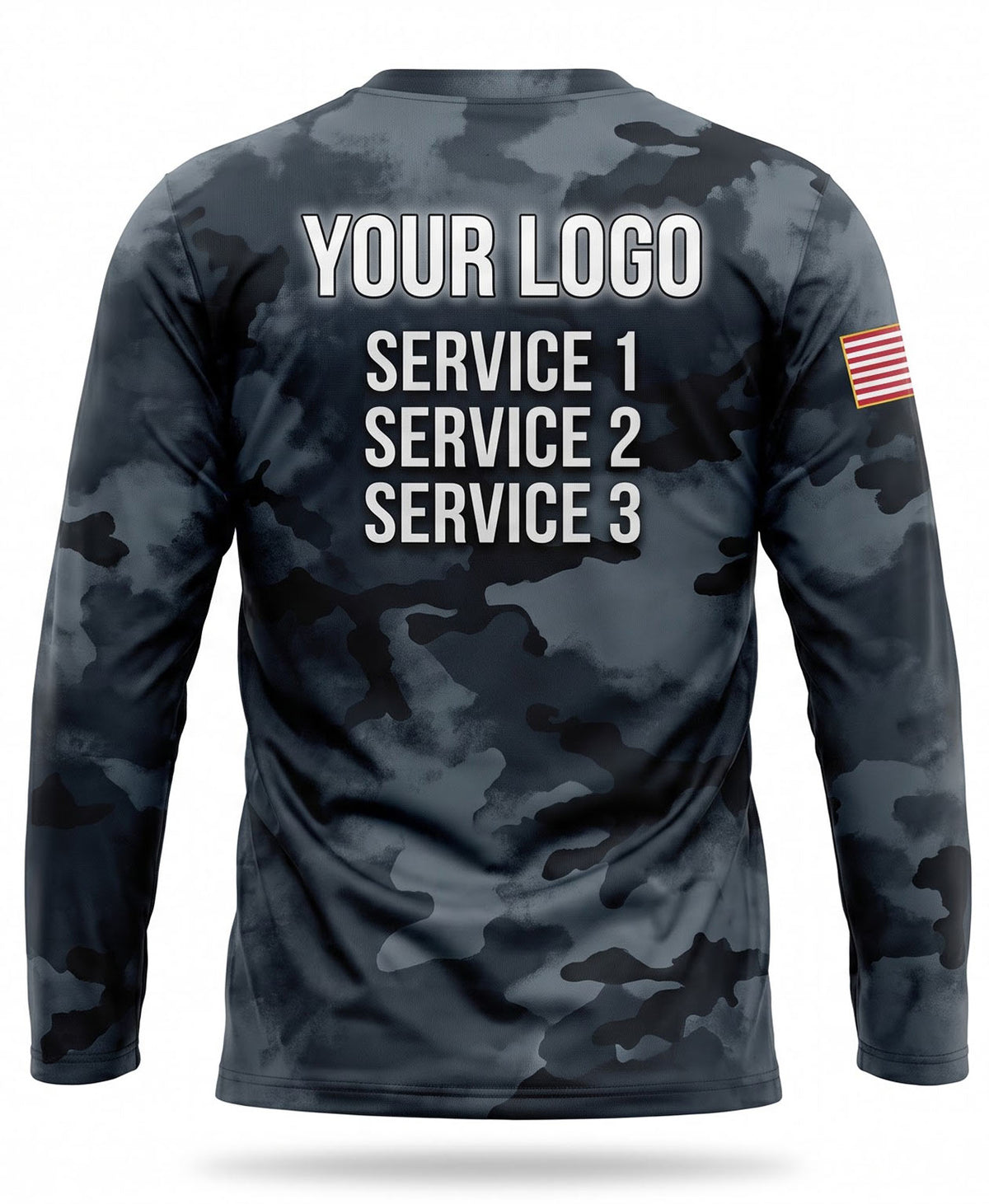 Shadow Black Camo Crew Uniform
