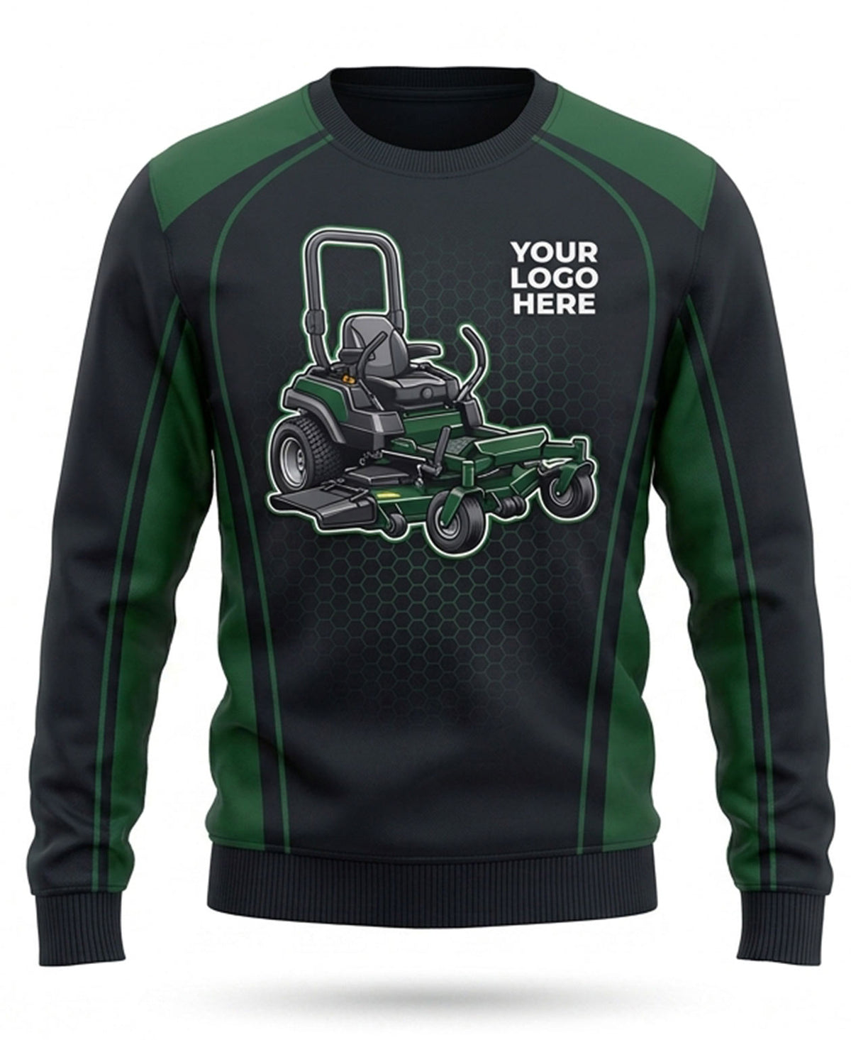 Minimalist Two-Tone Lawn Mowing Crew Uniform