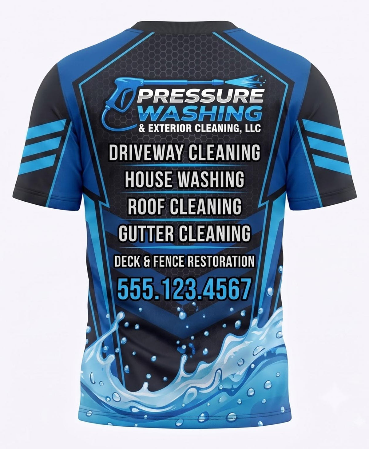 Chevron Shield Power Wash Crew Uniform