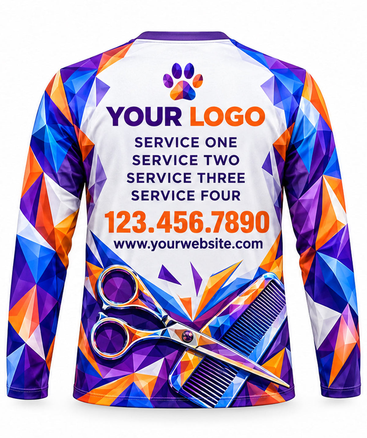 Pet Care Crew Uniform - back