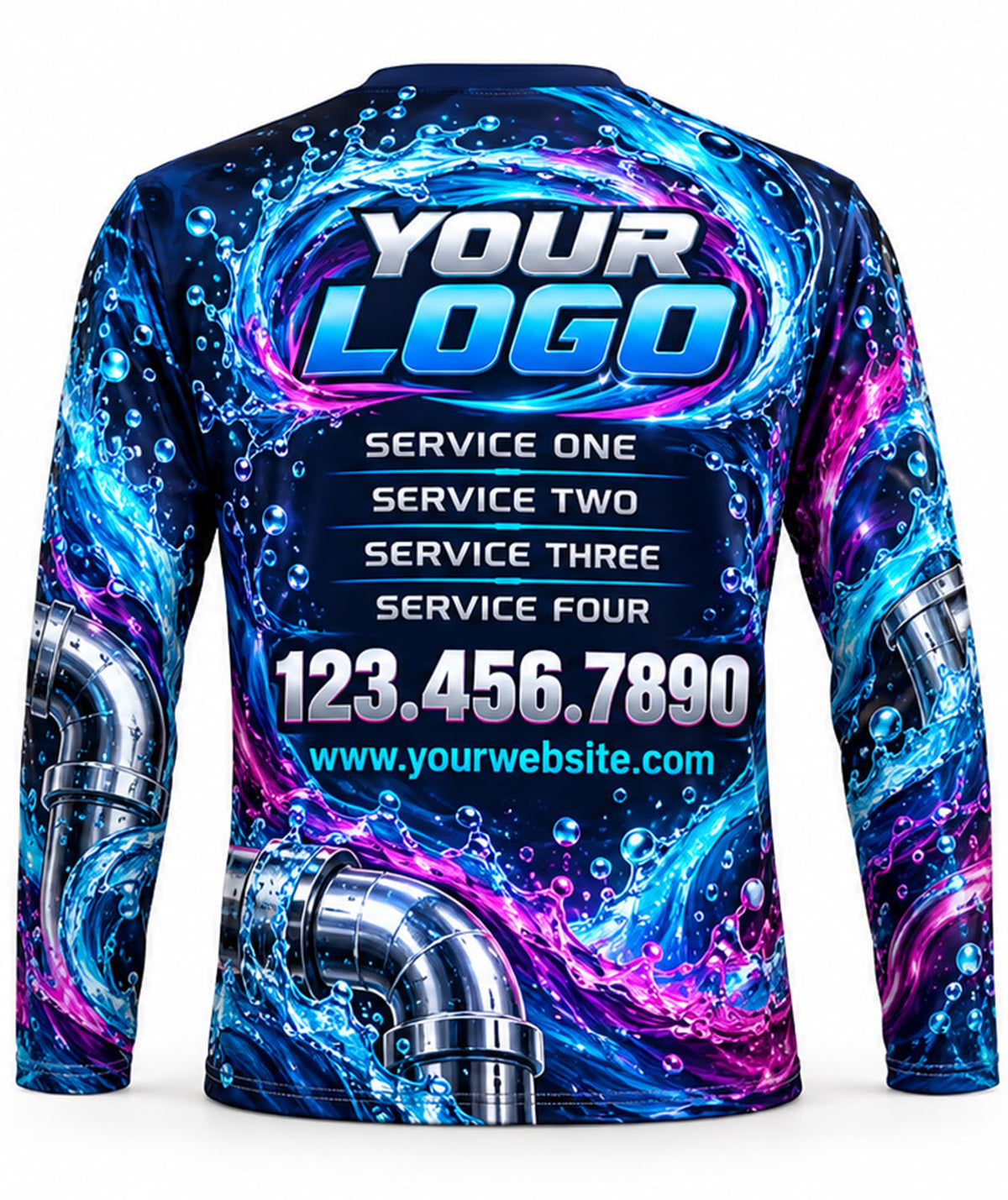 Plumbing Crew Uniform - back