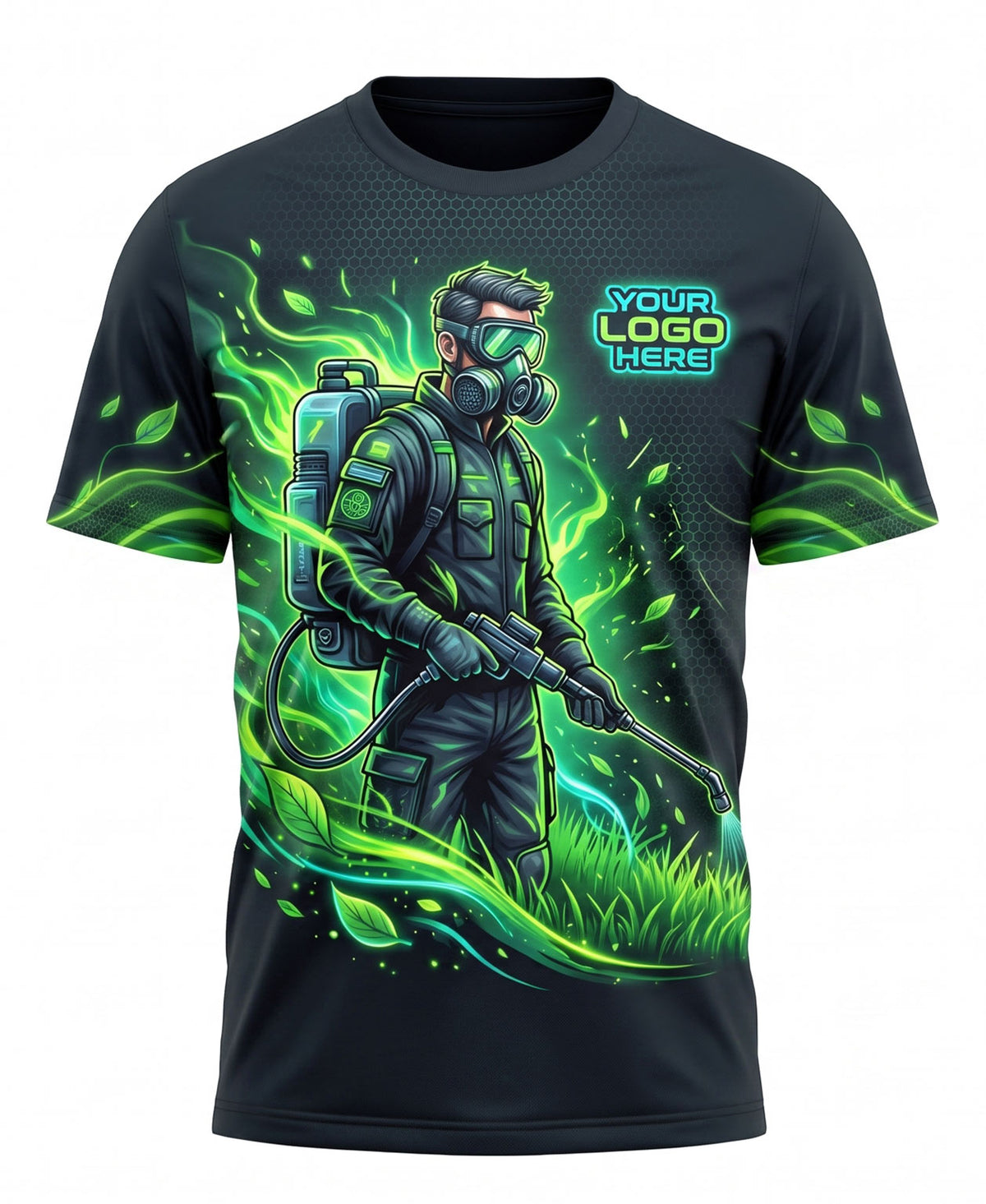 Neon Hex Landscaping Crew Uniform
