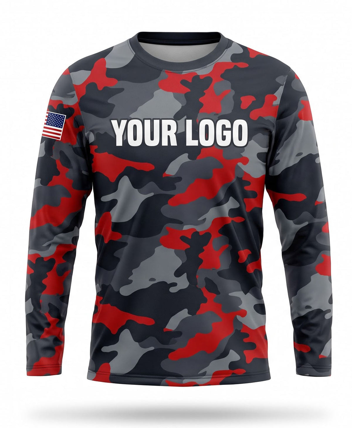 Red & Black Camo Crew Uniform