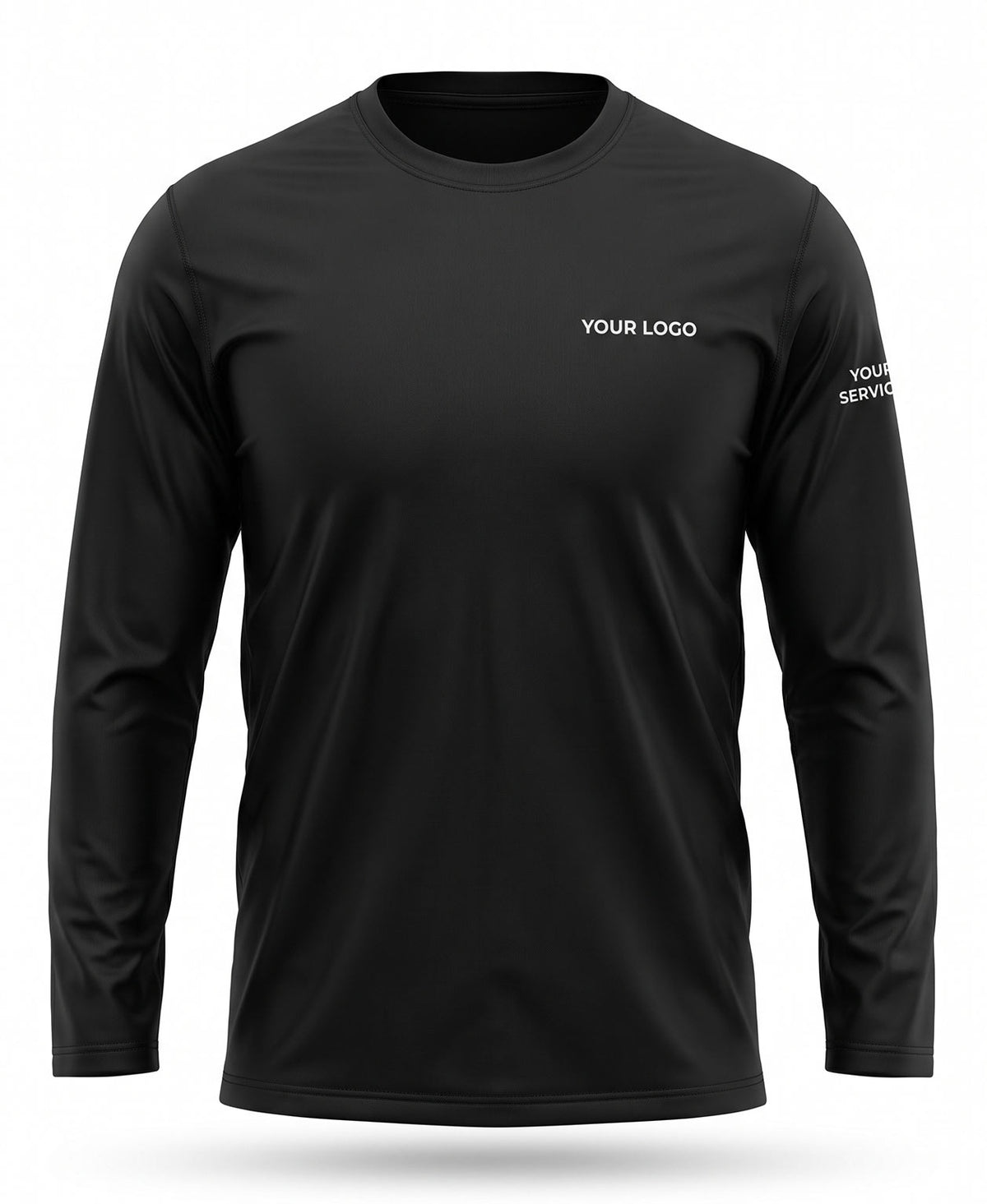 Solid Stealth Black Crew Uniform