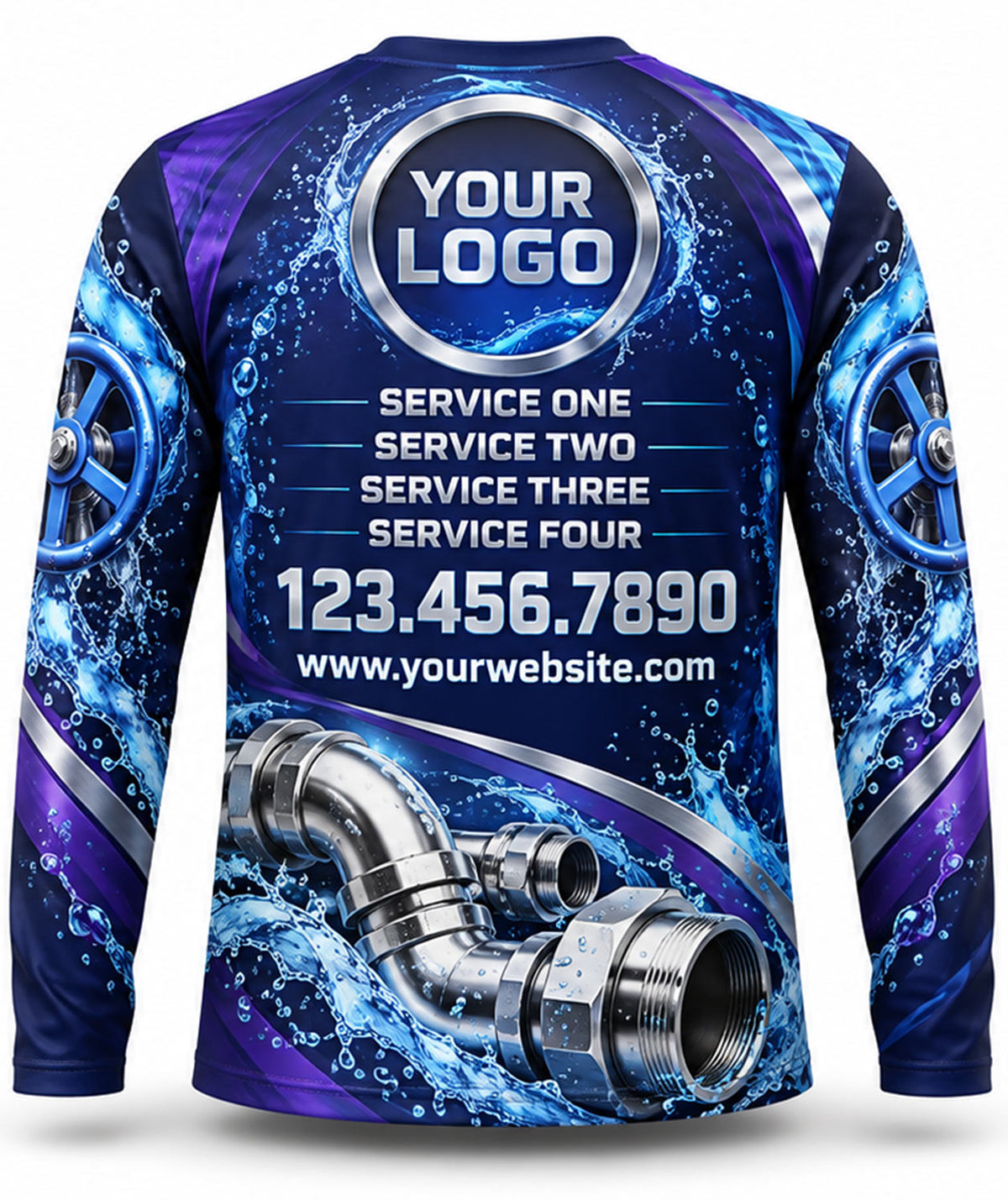 Plumbing Crew Uniform - back