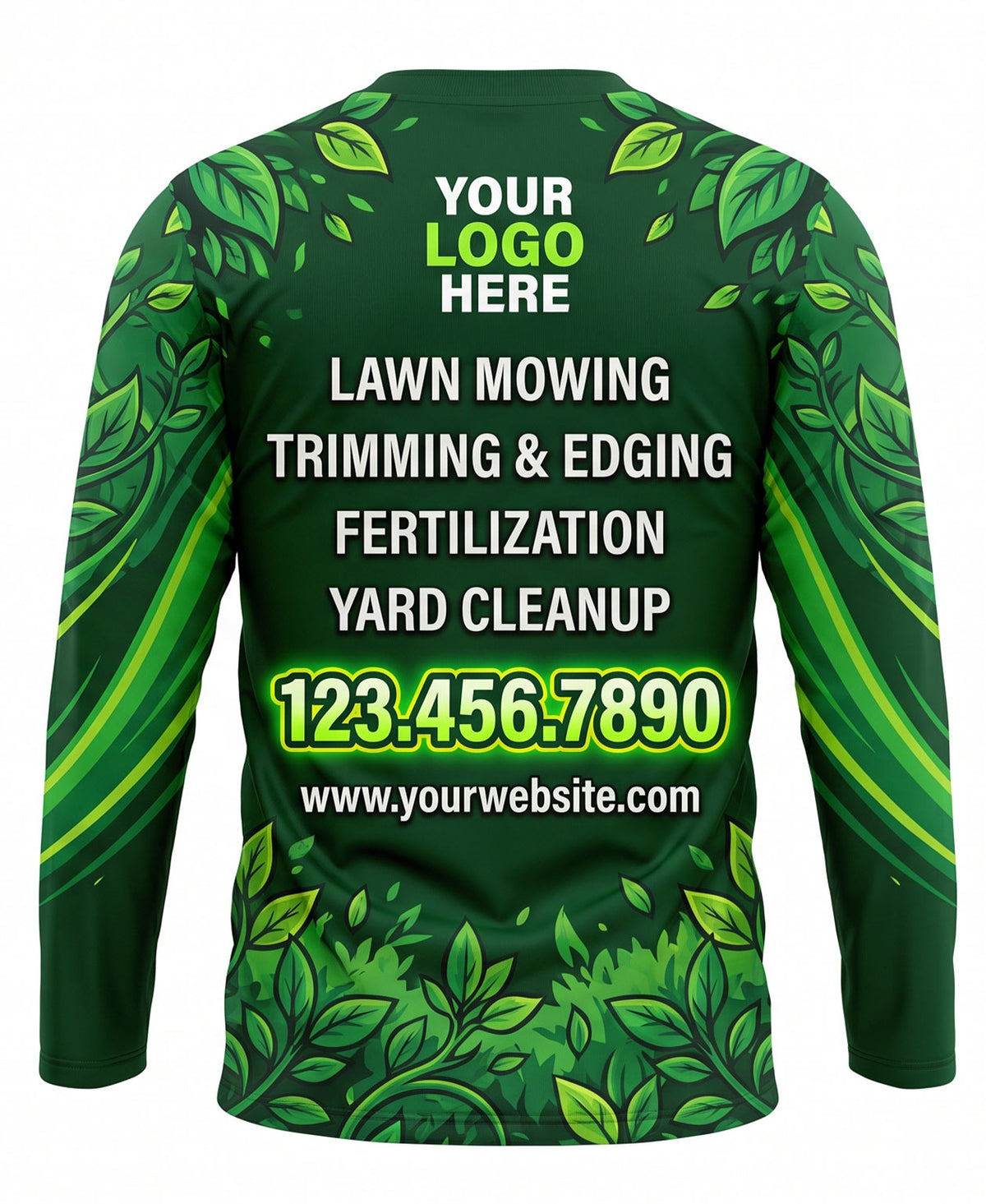Dense Foliage Lawn Care Crew Uniform