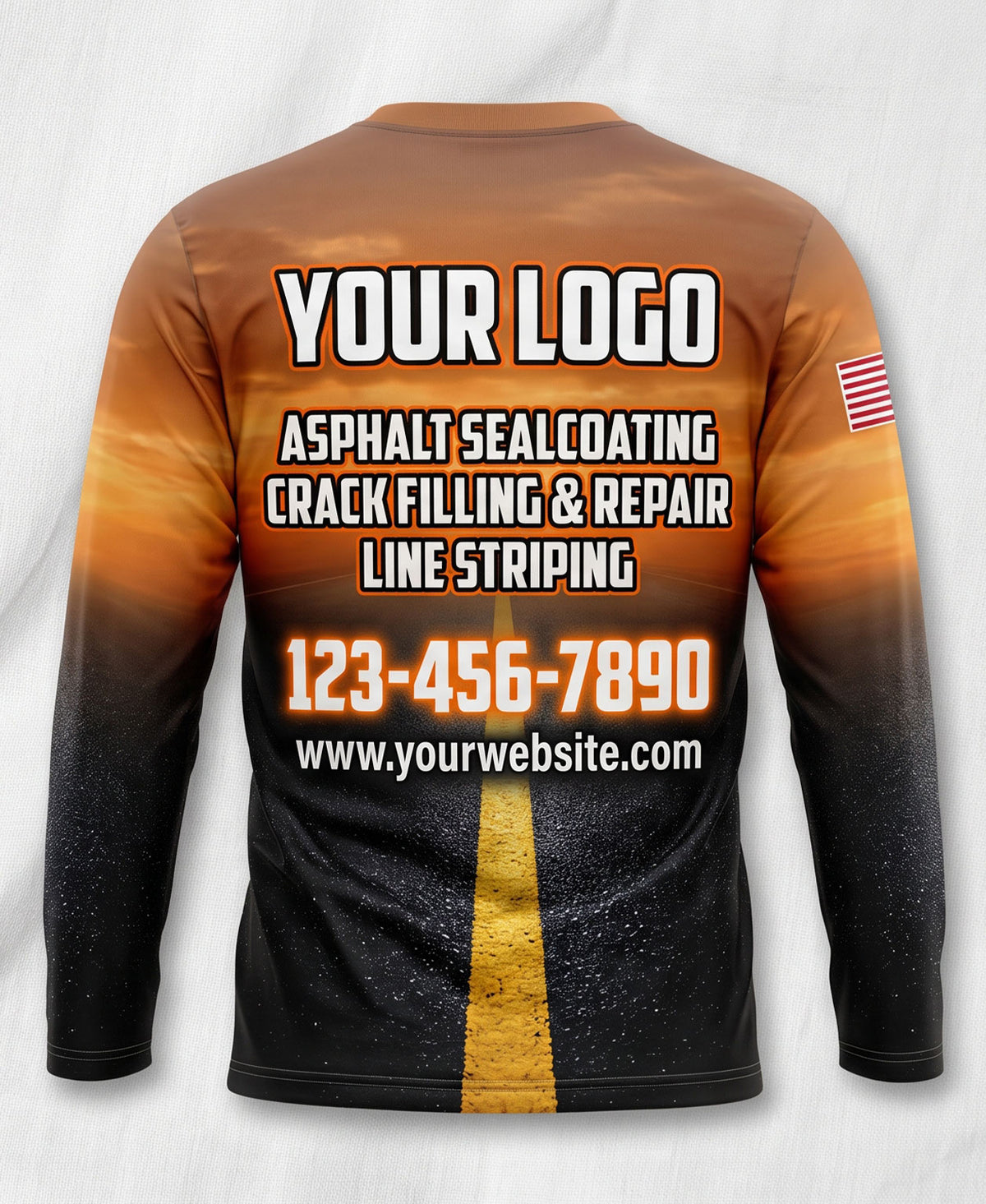 Asphalt Sealcoating Crew Uniform - back