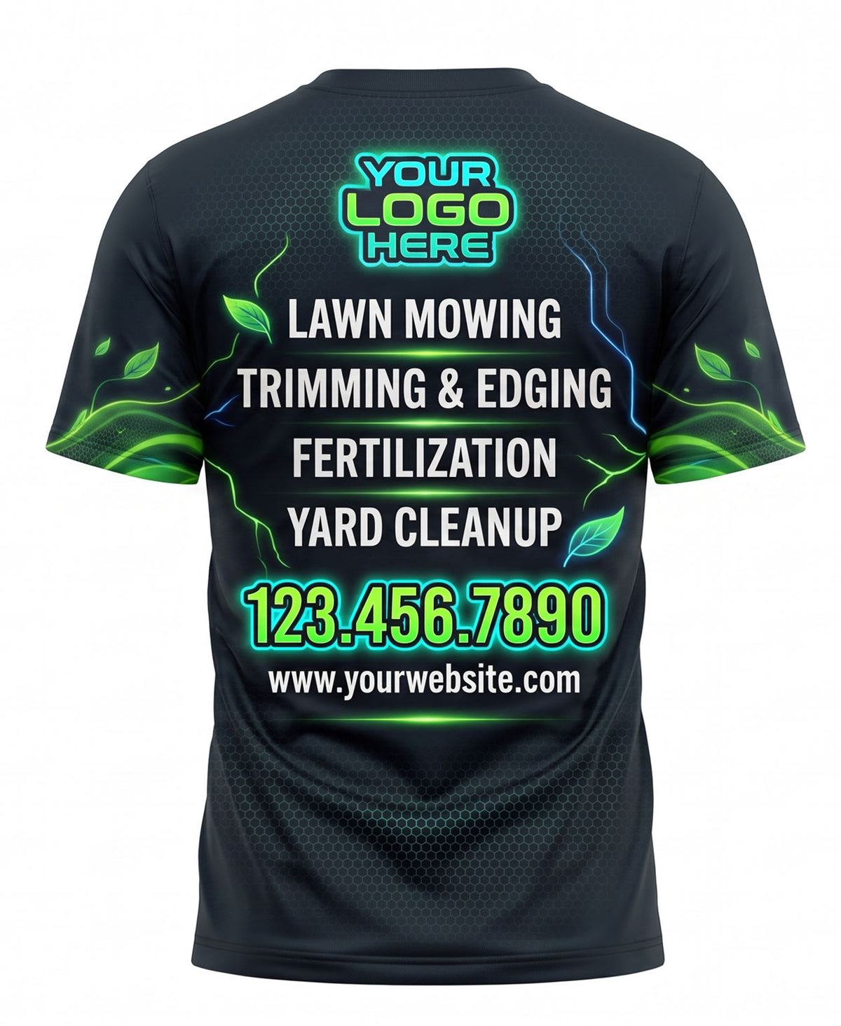 Neon Hex Landscaping Crew Uniform