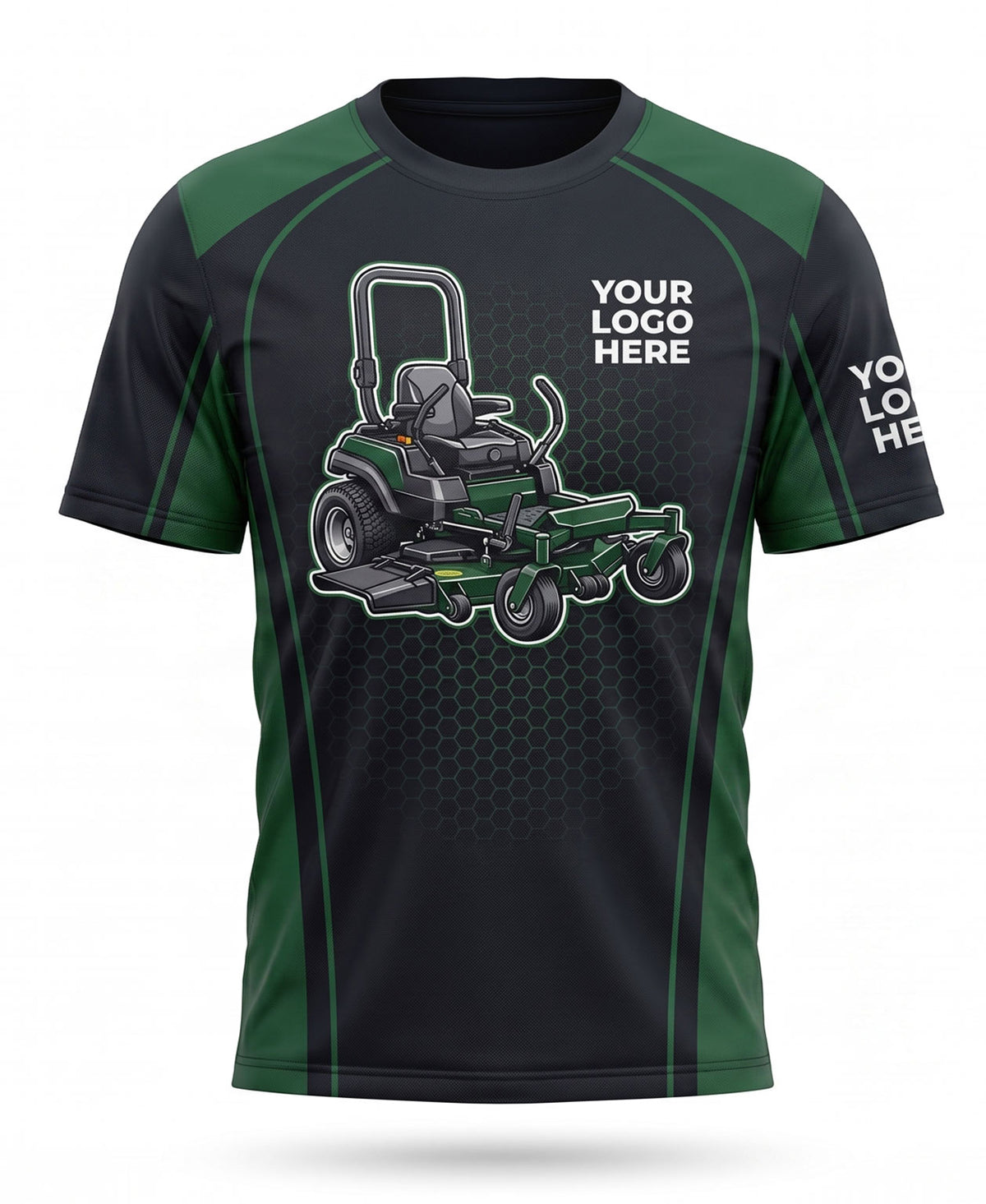 Minimalist Two-Tone Lawn Mowing Crew Uniform