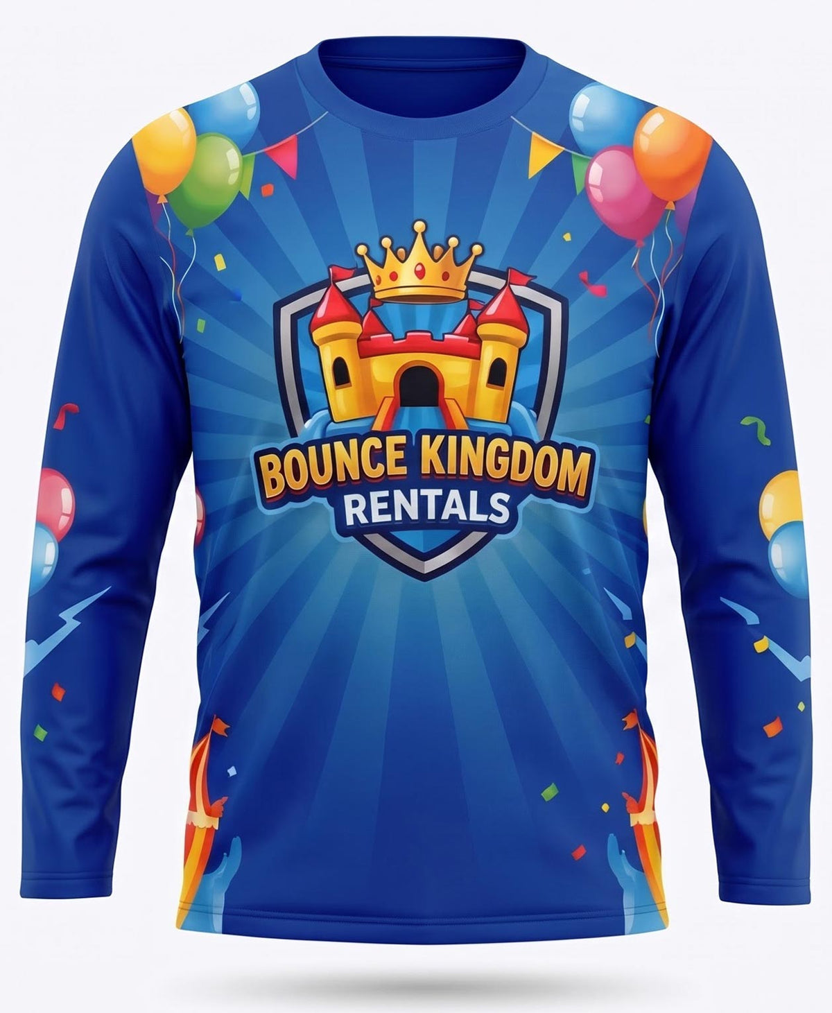 Bounce Kingdom Rentals Royal Blue Crew Uniform