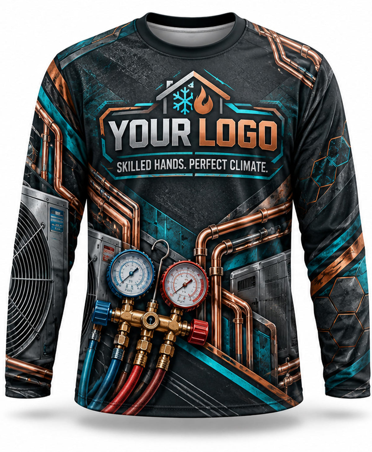 HVAC Crew Uniform - front