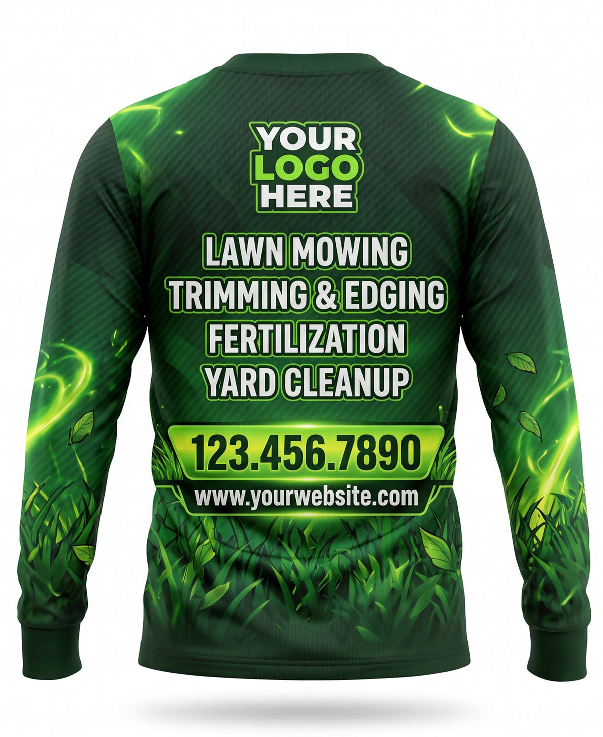 Forest Gradient Yard Cleanup Crew Uniform