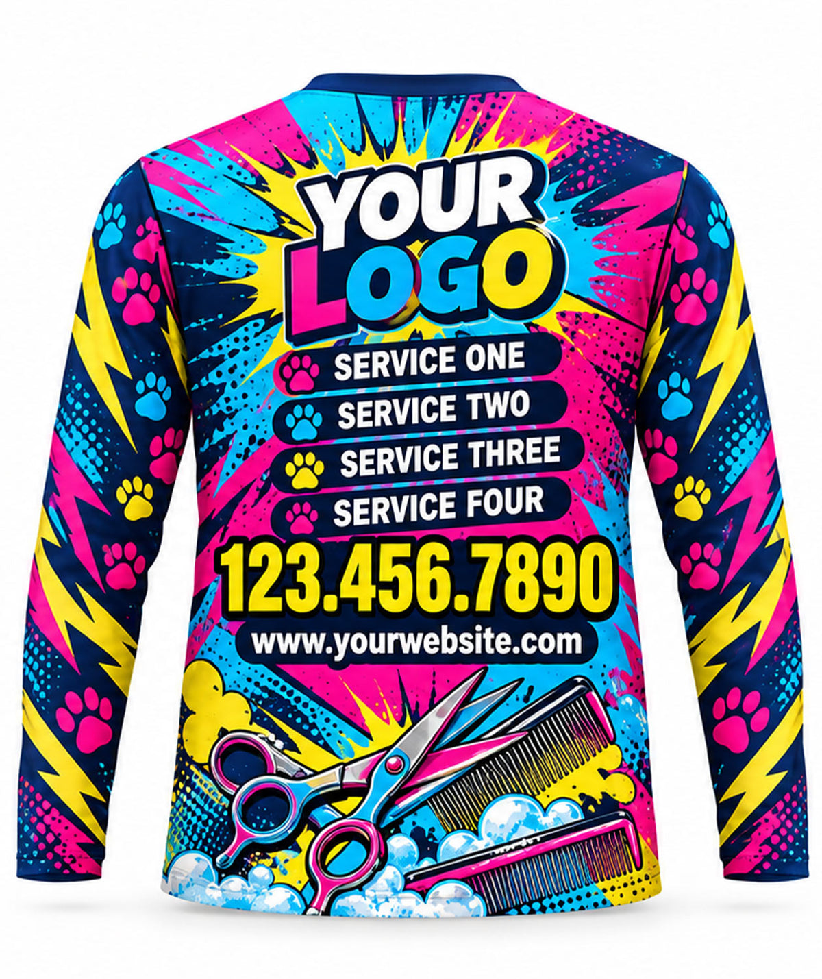 Pet Care Crew Uniform - back