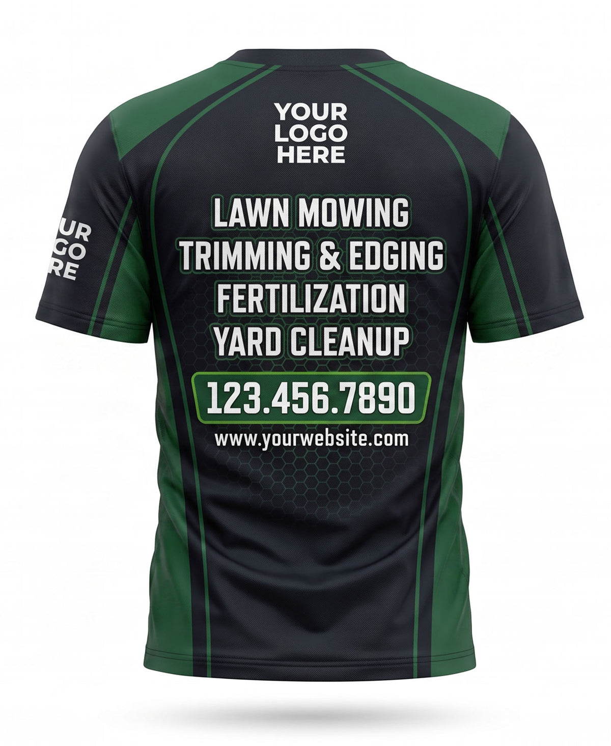 Minimalist Two-Tone Lawn Mowing Crew Uniform