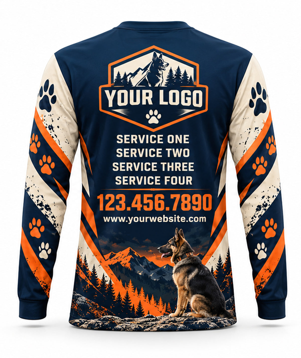 Dog Training Crew Uniform - back