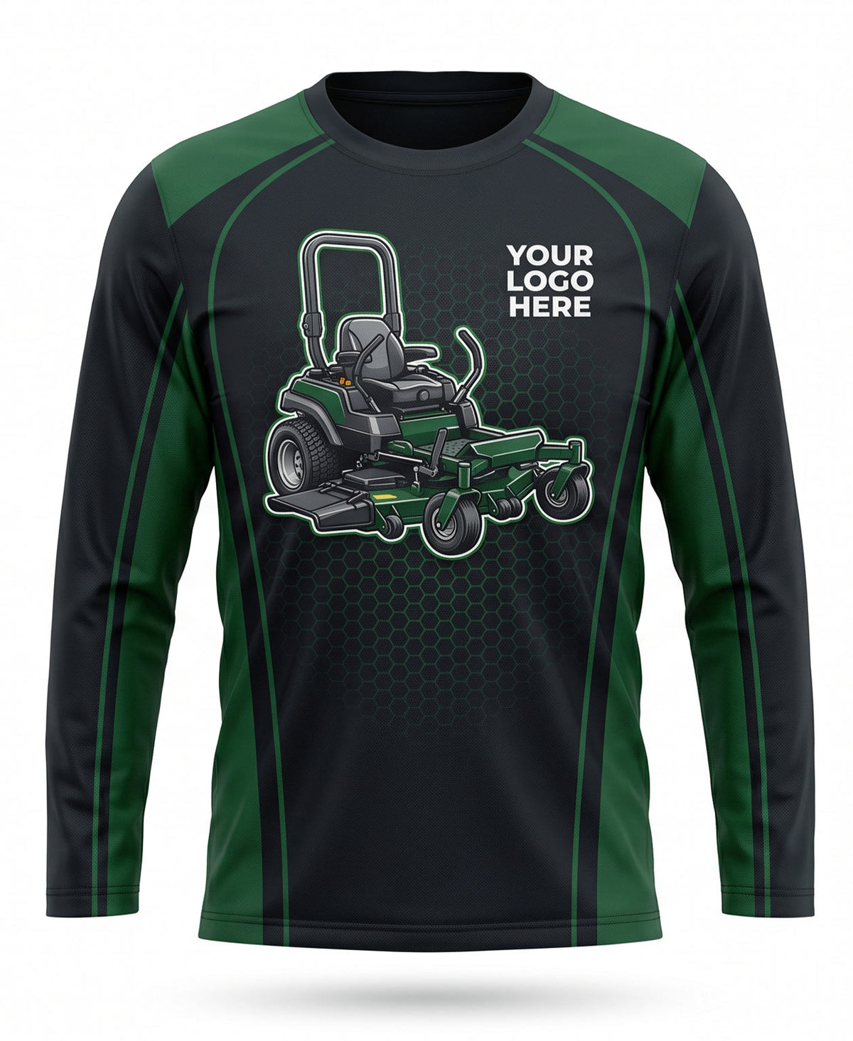 Minimalist Two-Tone Lawn Mowing Crew Uniform