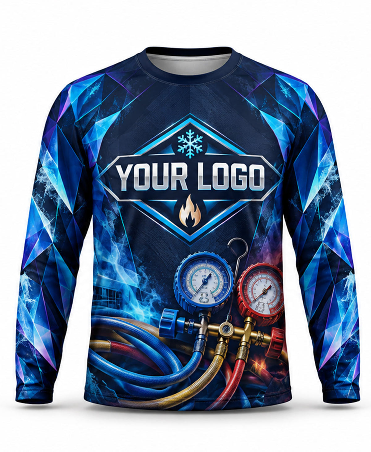HVAC Crew Uniform - front