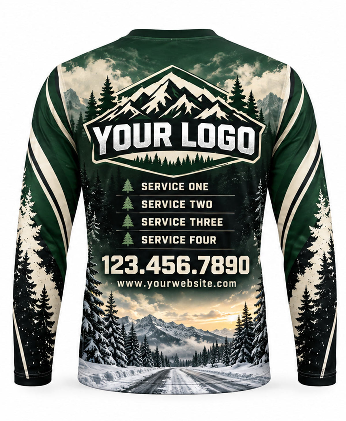 Snow Removal Crew Uniform - back
