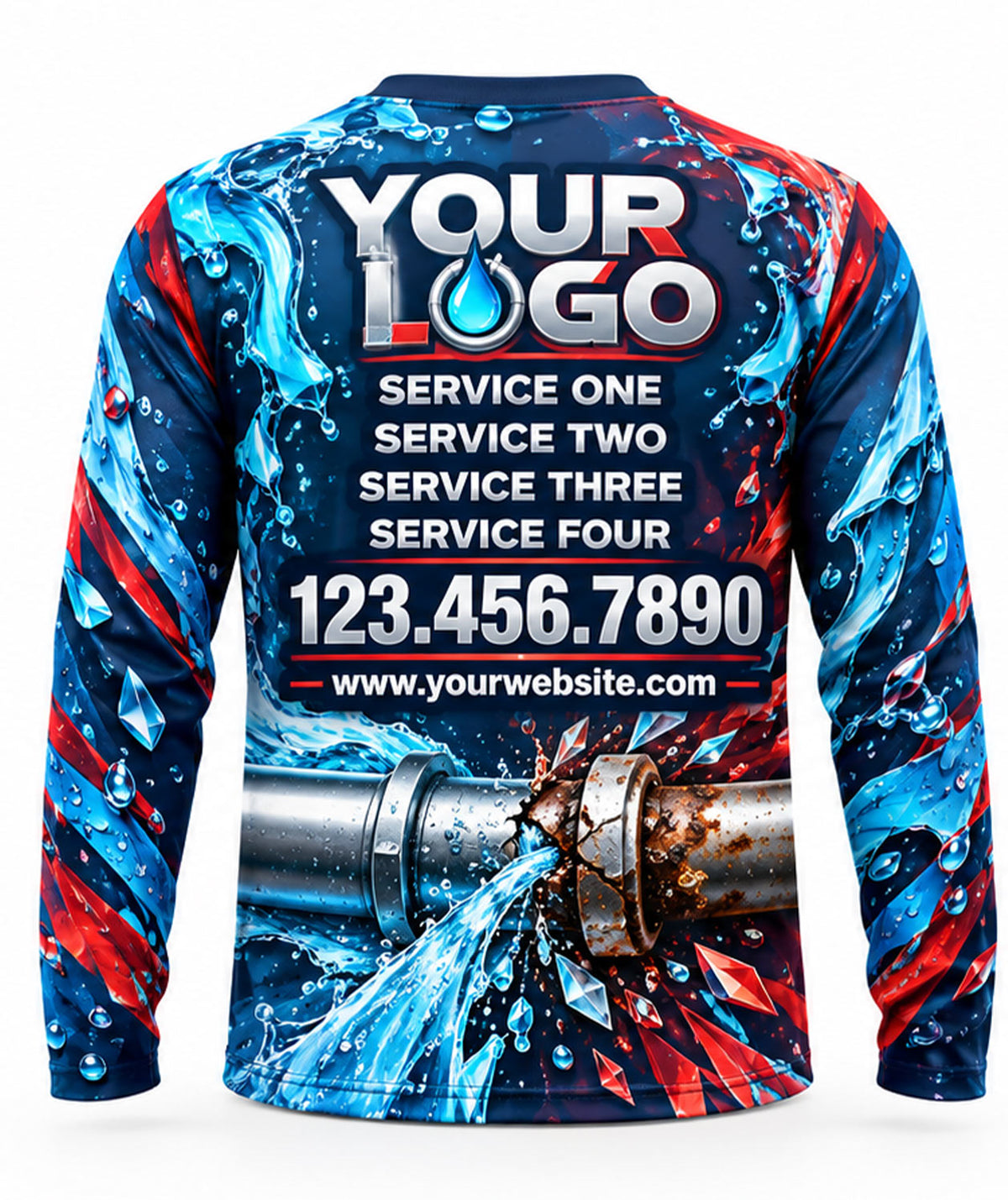 Plumbing Crew Uniform - back