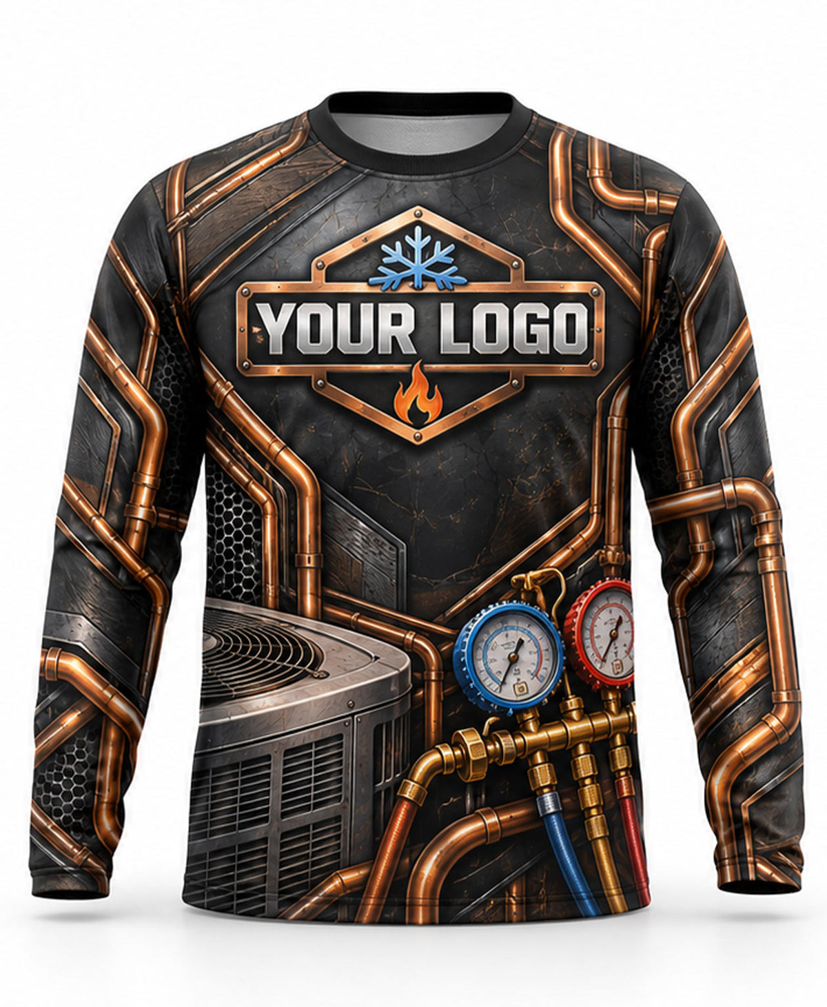 HVAC Crew Uniform - front