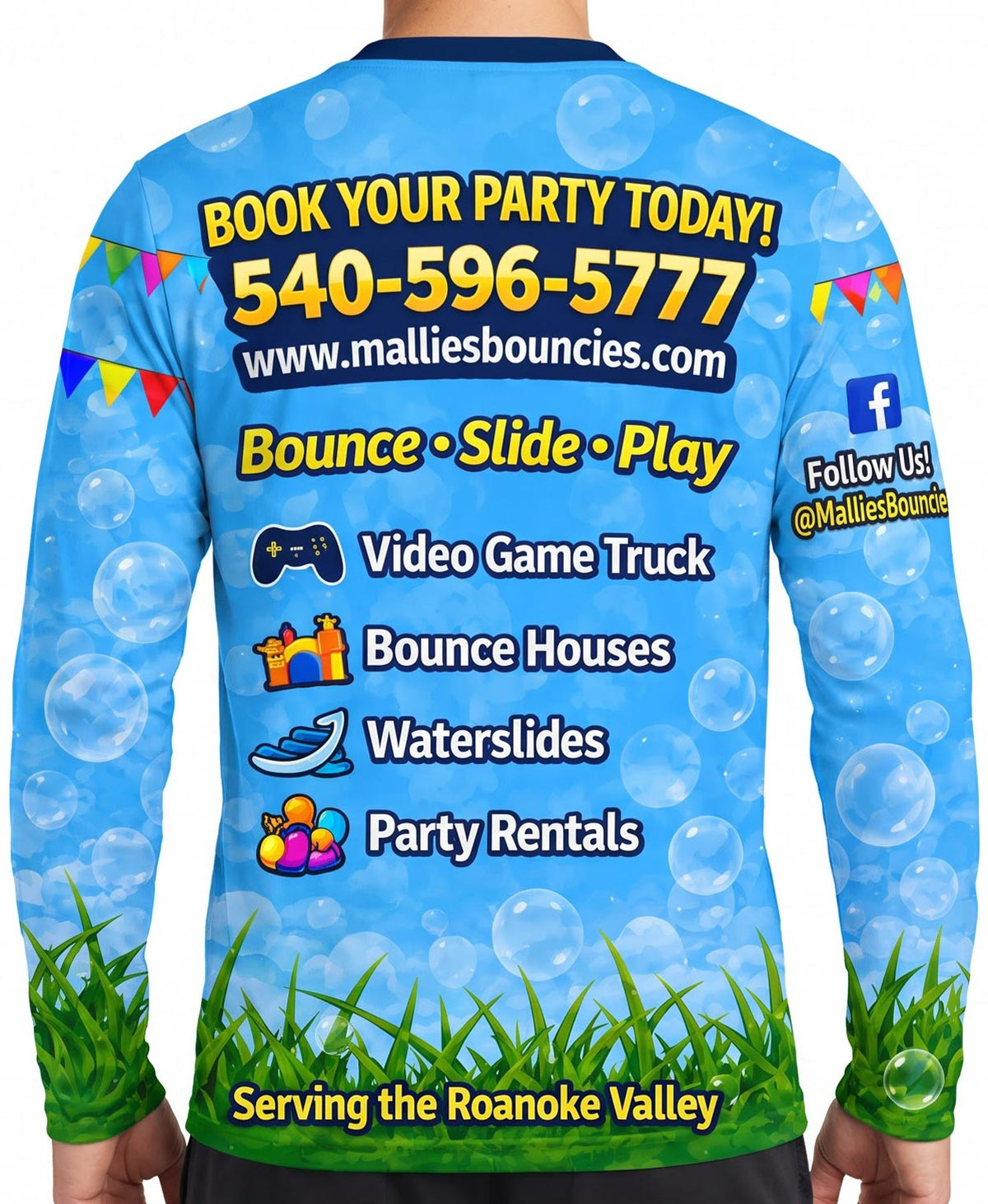 Bubble Festive Party Rental Crew Uniform