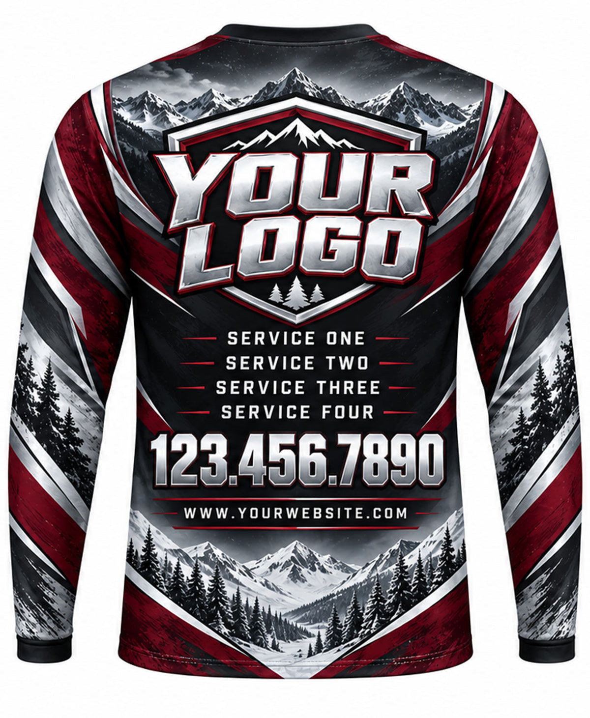 Snow Removal Crew Uniform - back