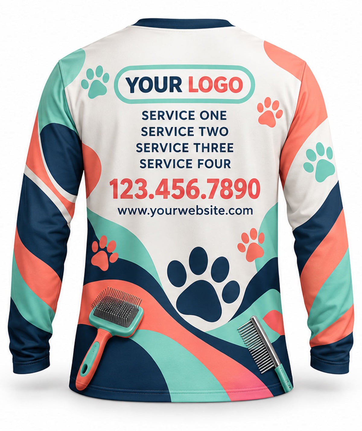 Pet Care Crew Uniform - back