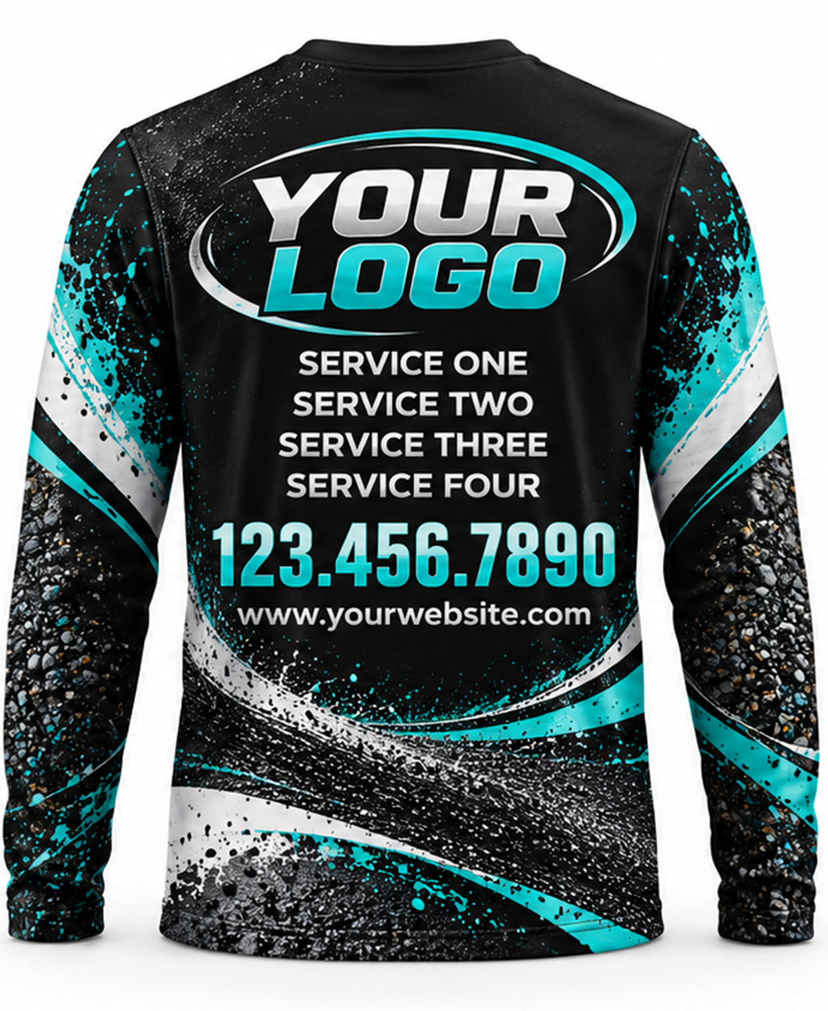 Asphalt Sealcoating Crew Uniform - back